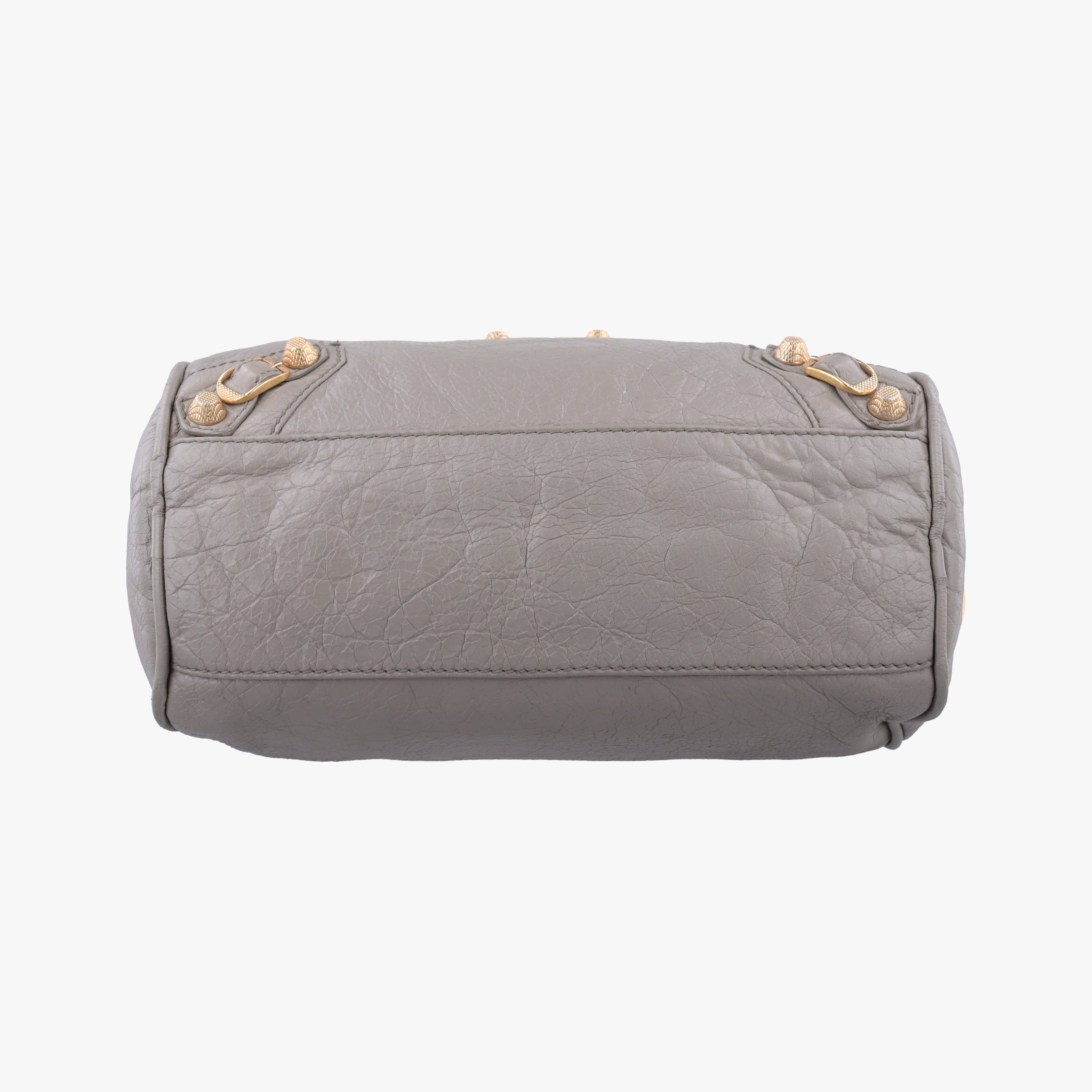 Secondhand Balenciaga Maxi Twiggy Grey Leather  shoulderbag | stylenewstar