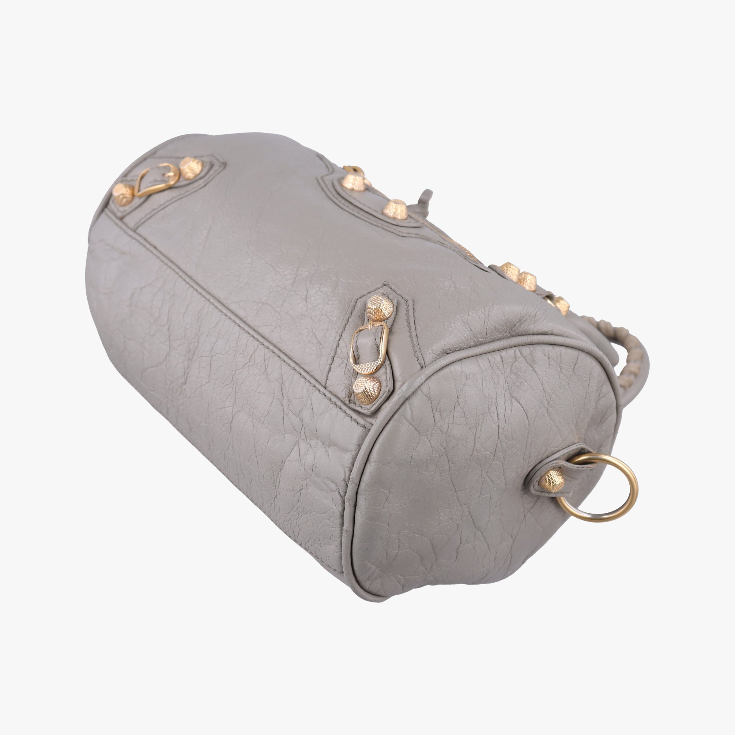 Secondhand Balenciaga Maxi Twiggy Grey Leather  shoulderbag | stylenewstar