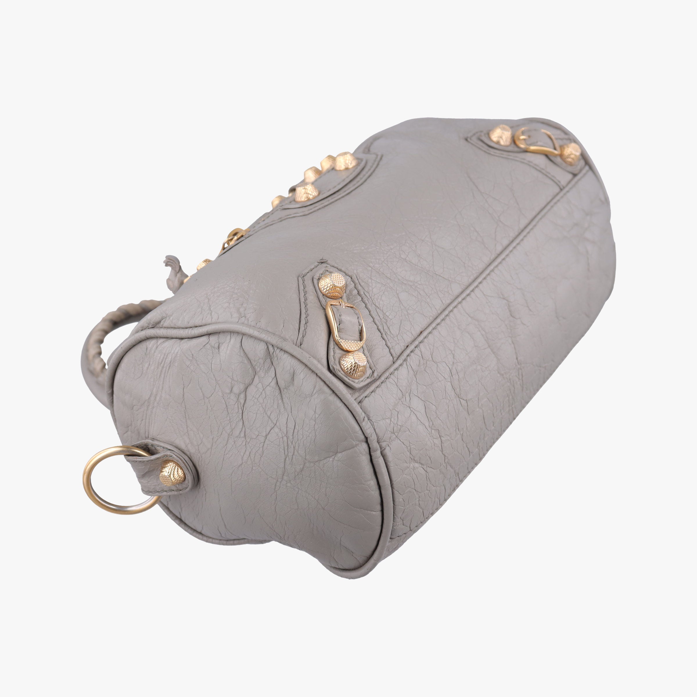 Secondhand Balenciaga Maxi Twiggy Grey Leather  shoulderbag | stylenewstar