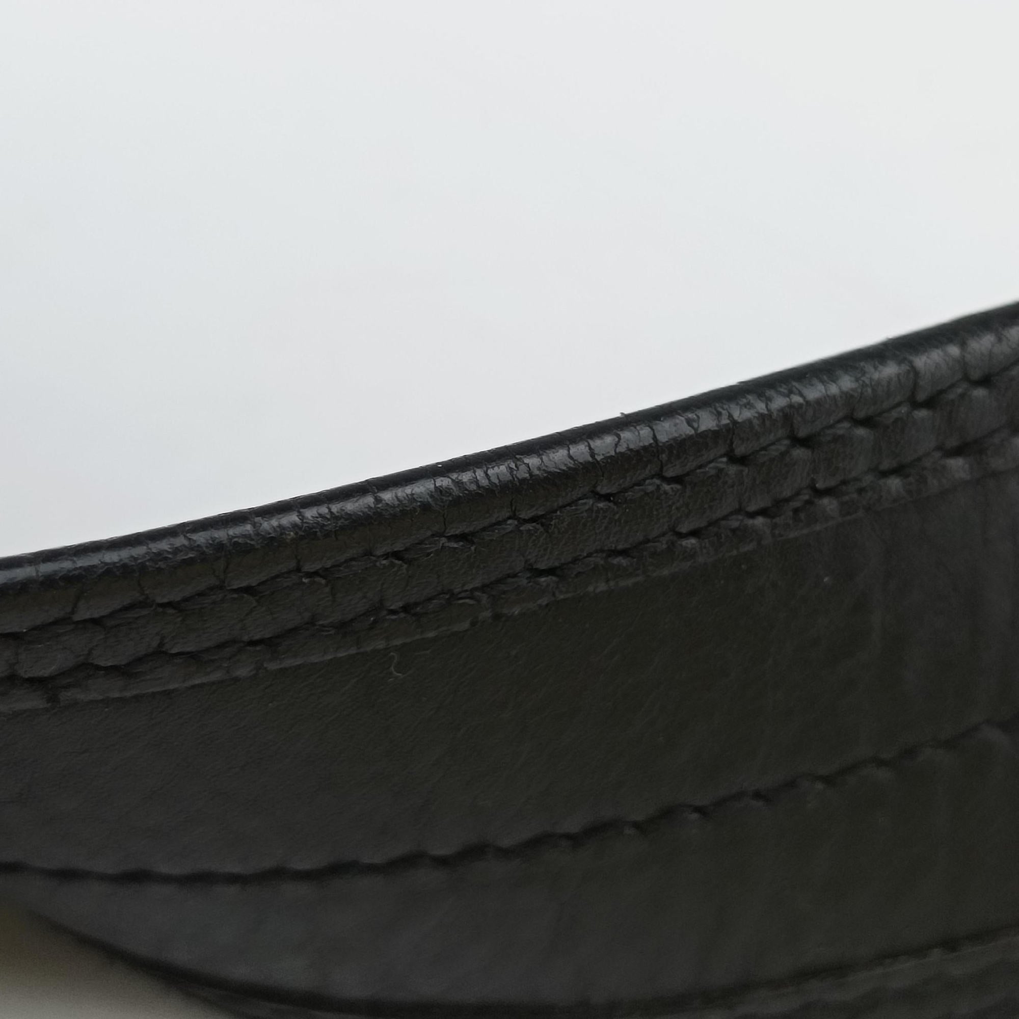 Secondhand Yves Saint Laurent Rive Gauche Black Leather 120435 shoulderbag | stylenewstar
