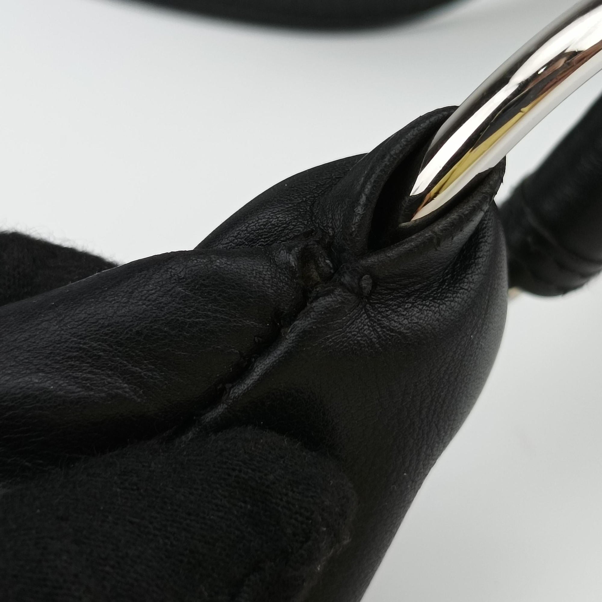 Secondhand Yves Saint Laurent Rive Gauche Black Leather 120435 shoulderbag | stylenewstar