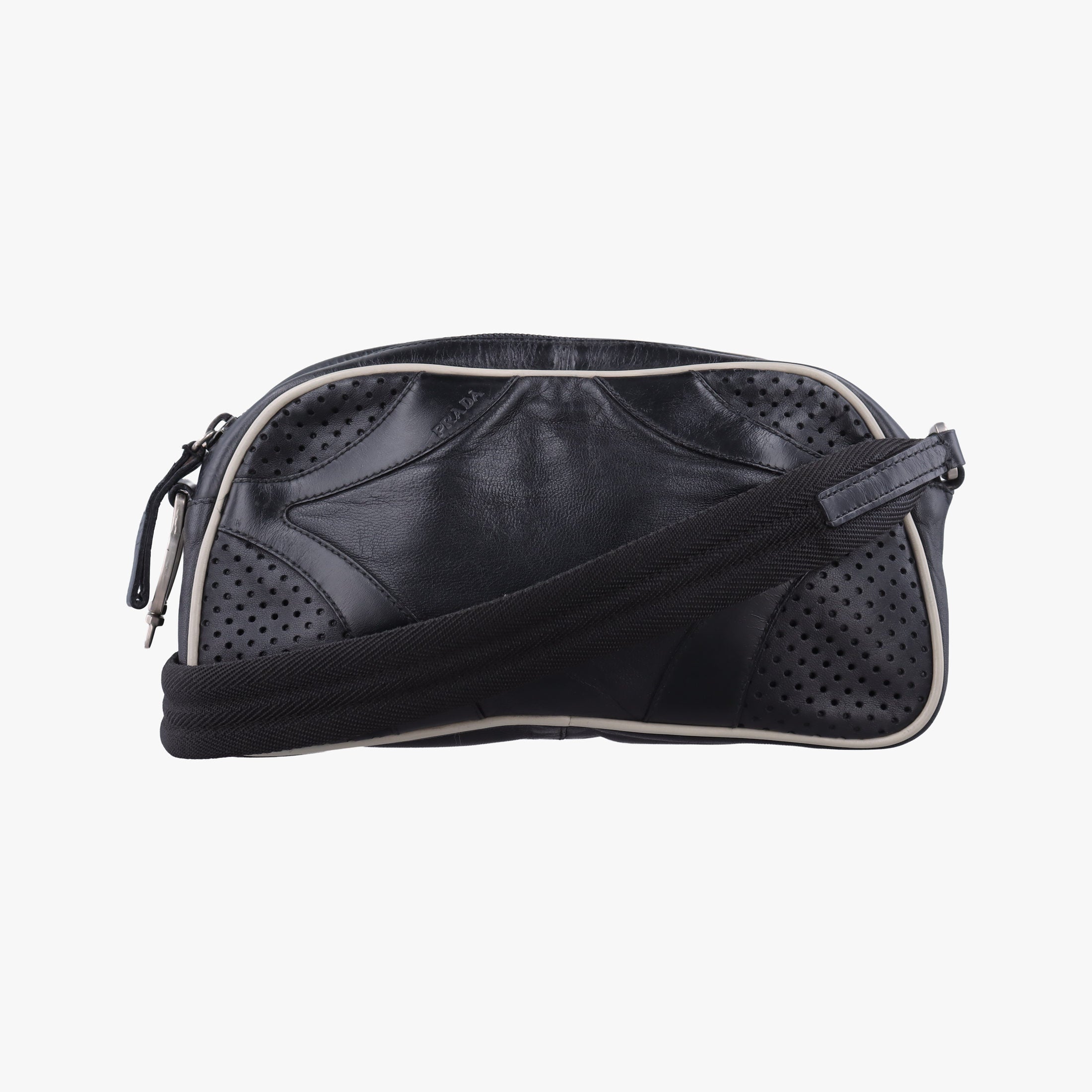Pre-owned Prada Small Bowling Black  Leather  shoulderbag | stylenewstar