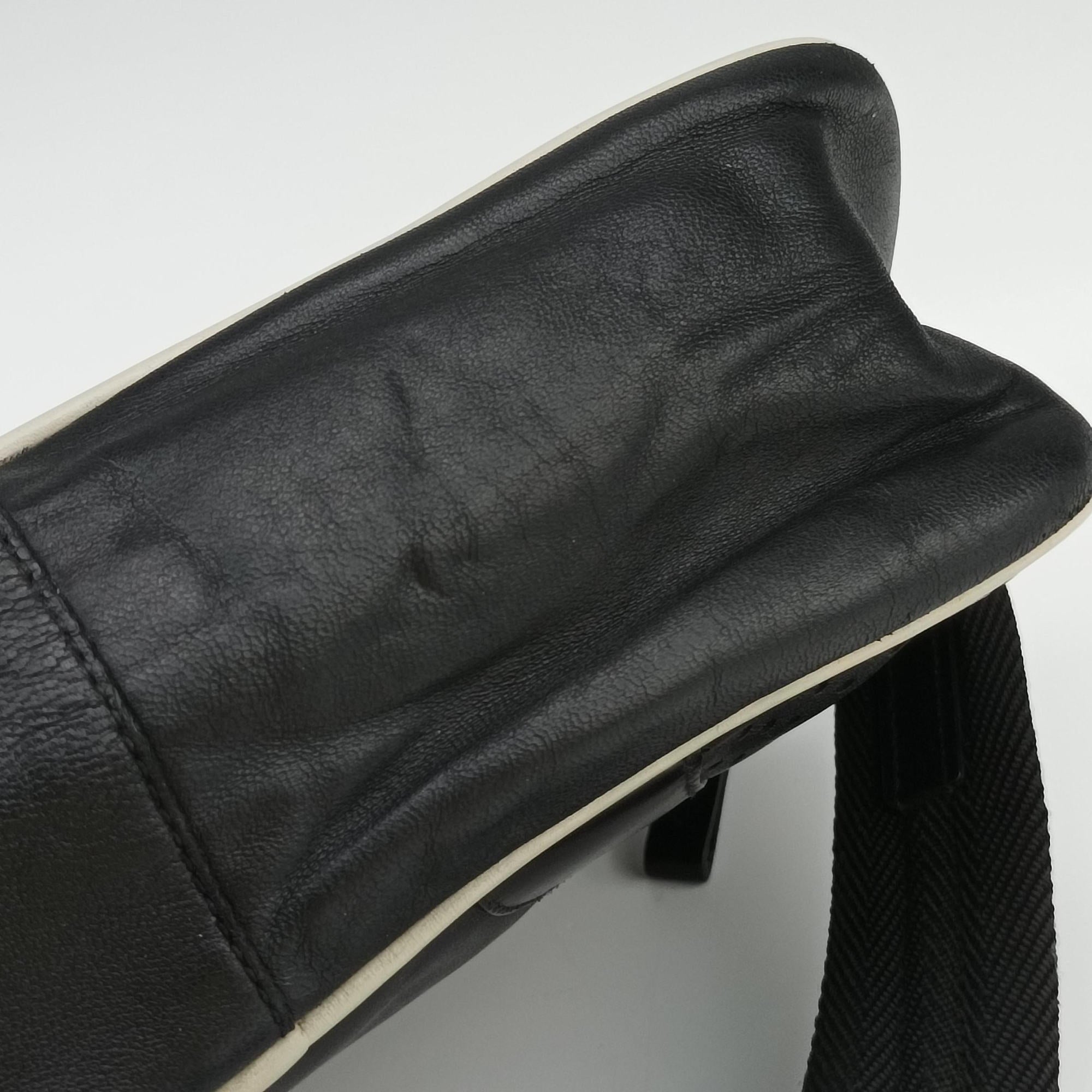 Pre-owned Prada Small Bowling Black  Leather  shoulderbag | stylenewstar