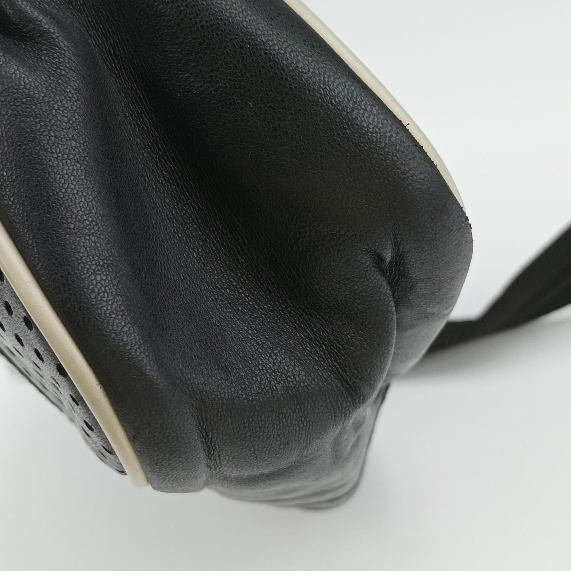 Pre-owned Prada Small Bowling Black  Leather  shoulderbag | stylenewstar
