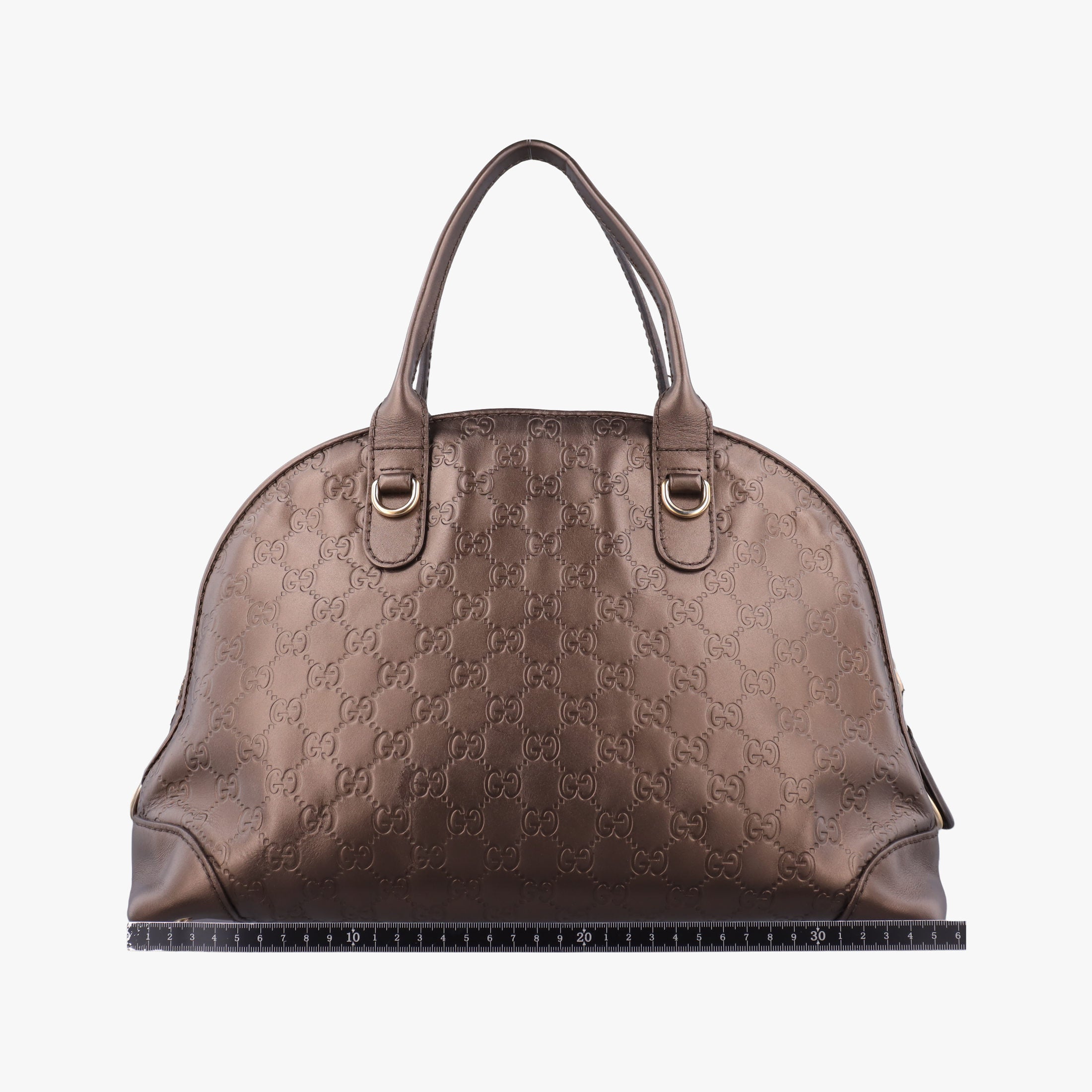 Vintage Gucci Heart Bit charm Brown leather 269954 handbag | stylenewstar