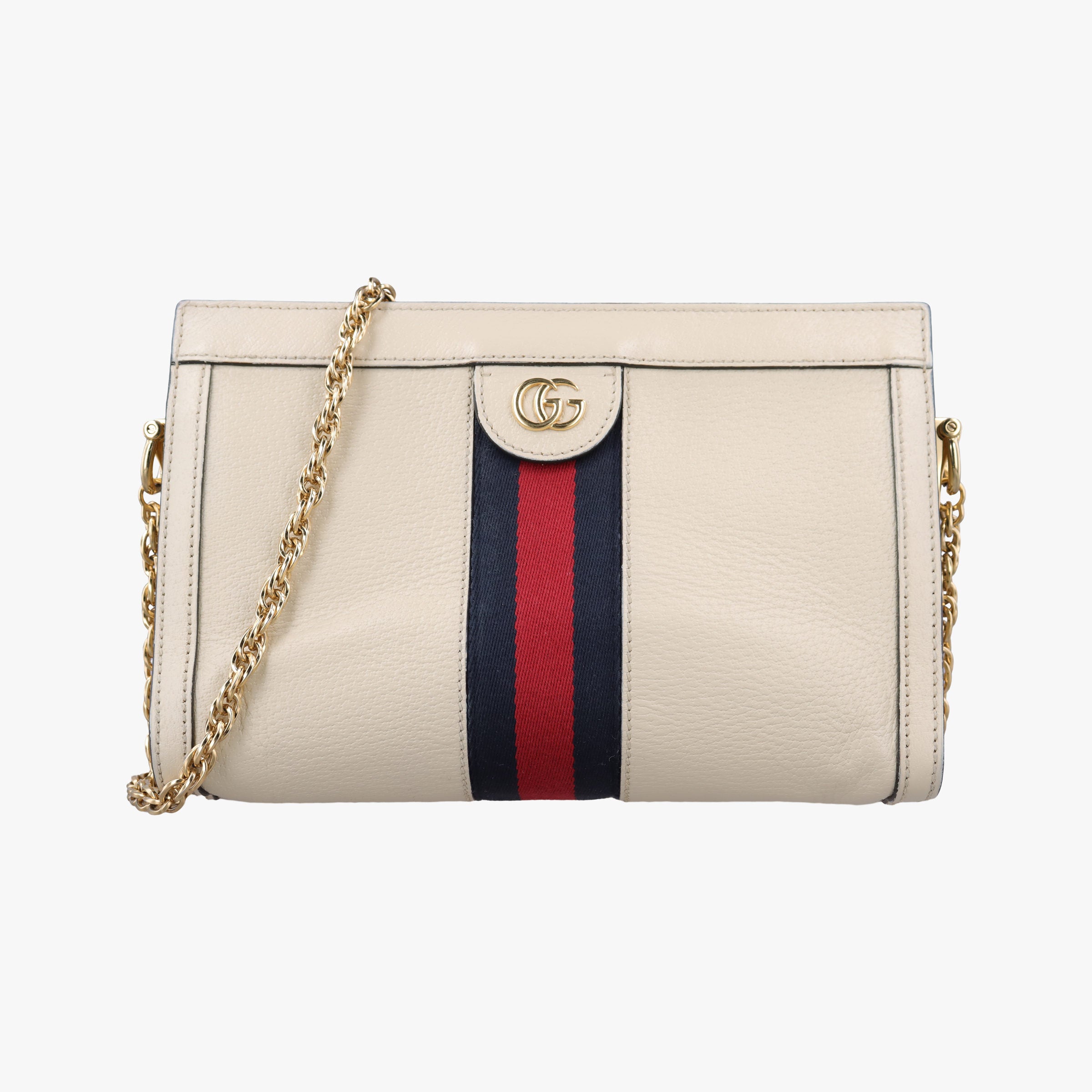 Secondhand Gucci Ophidia White Leather 503877 shoulderbag | stylenewstar