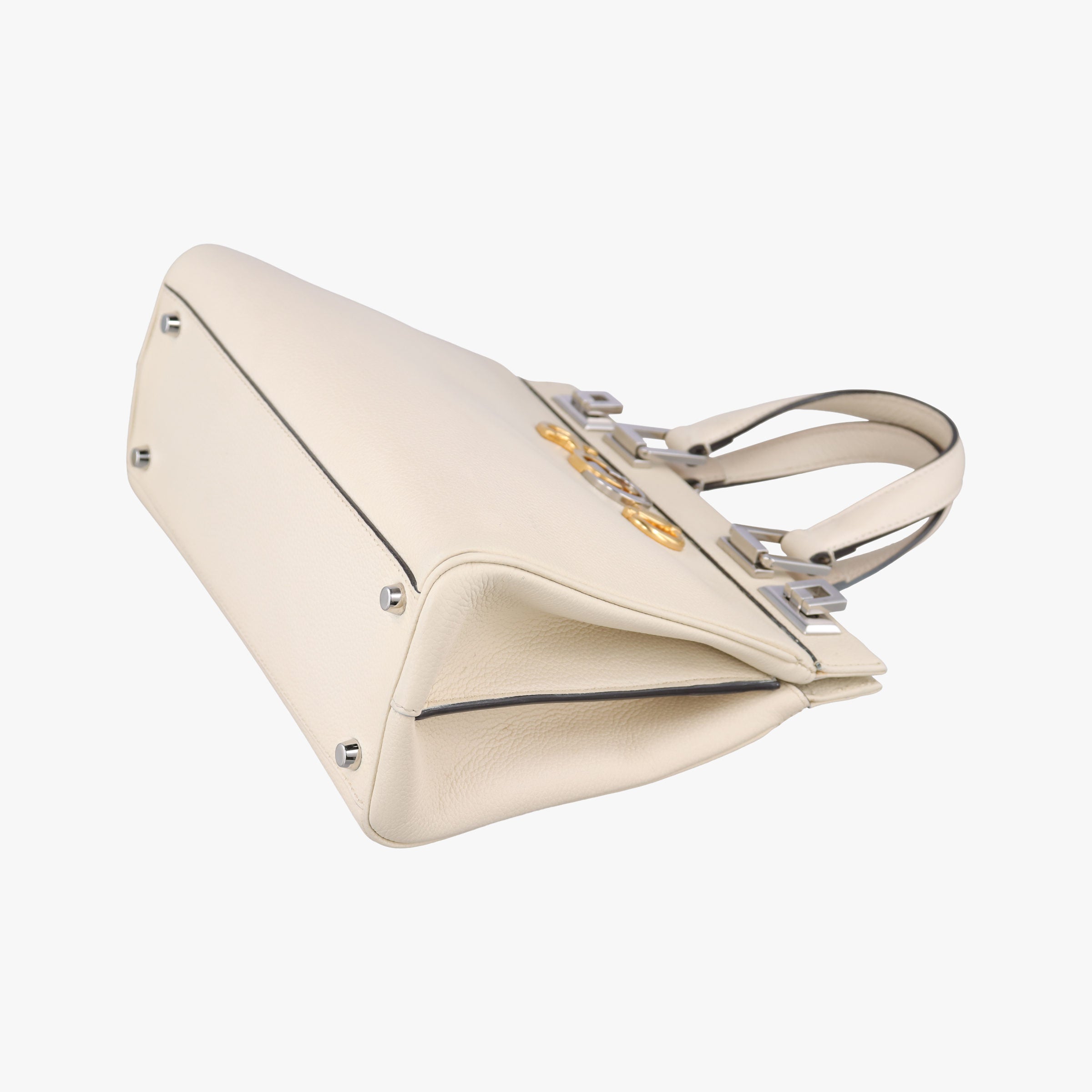 Secondhand Gucci Zumi White Leather 569712 handbag | stylenewstar