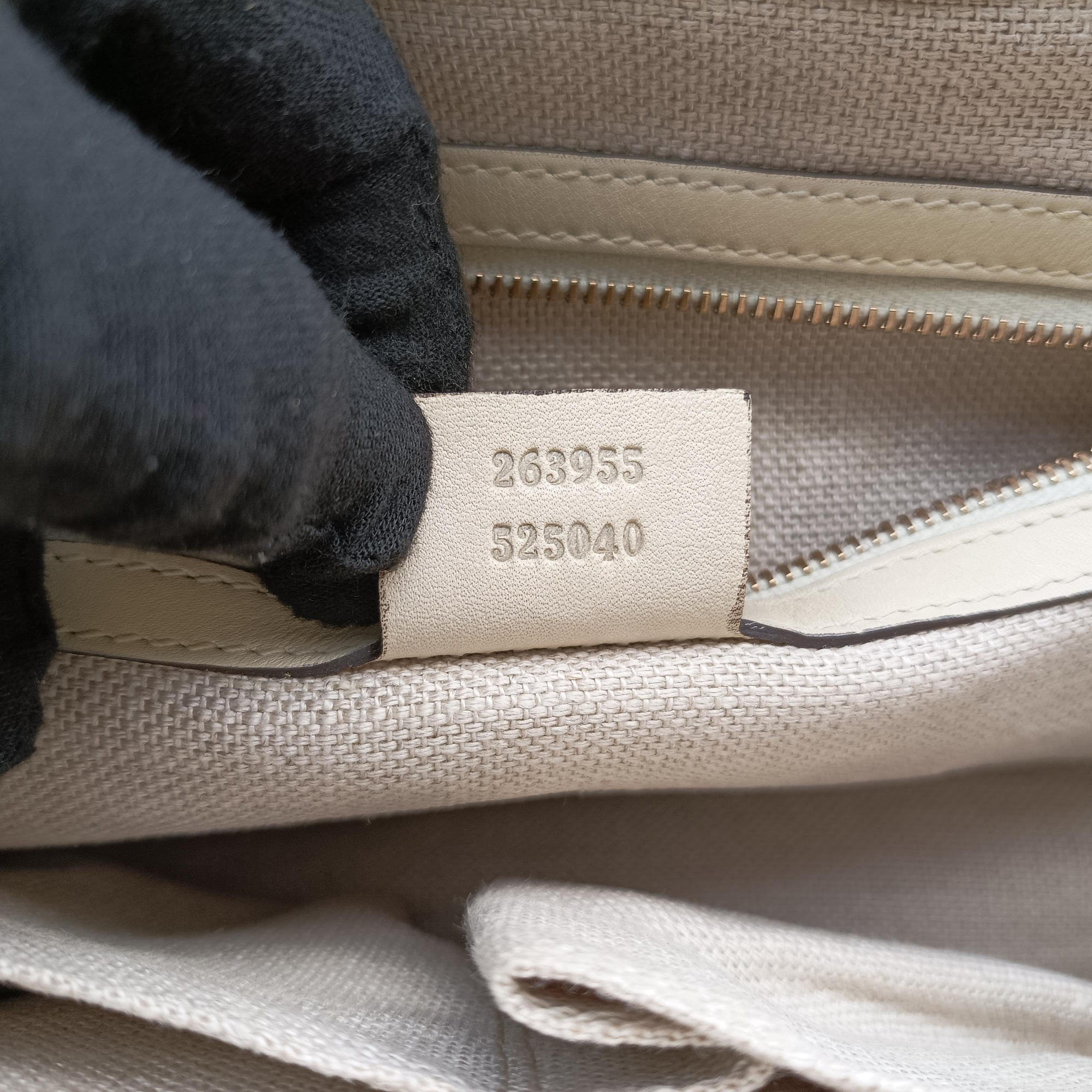 Pre-owned Gucci Snaffle Bit ivory Leather 263955 shoulderbag | stylenewstar