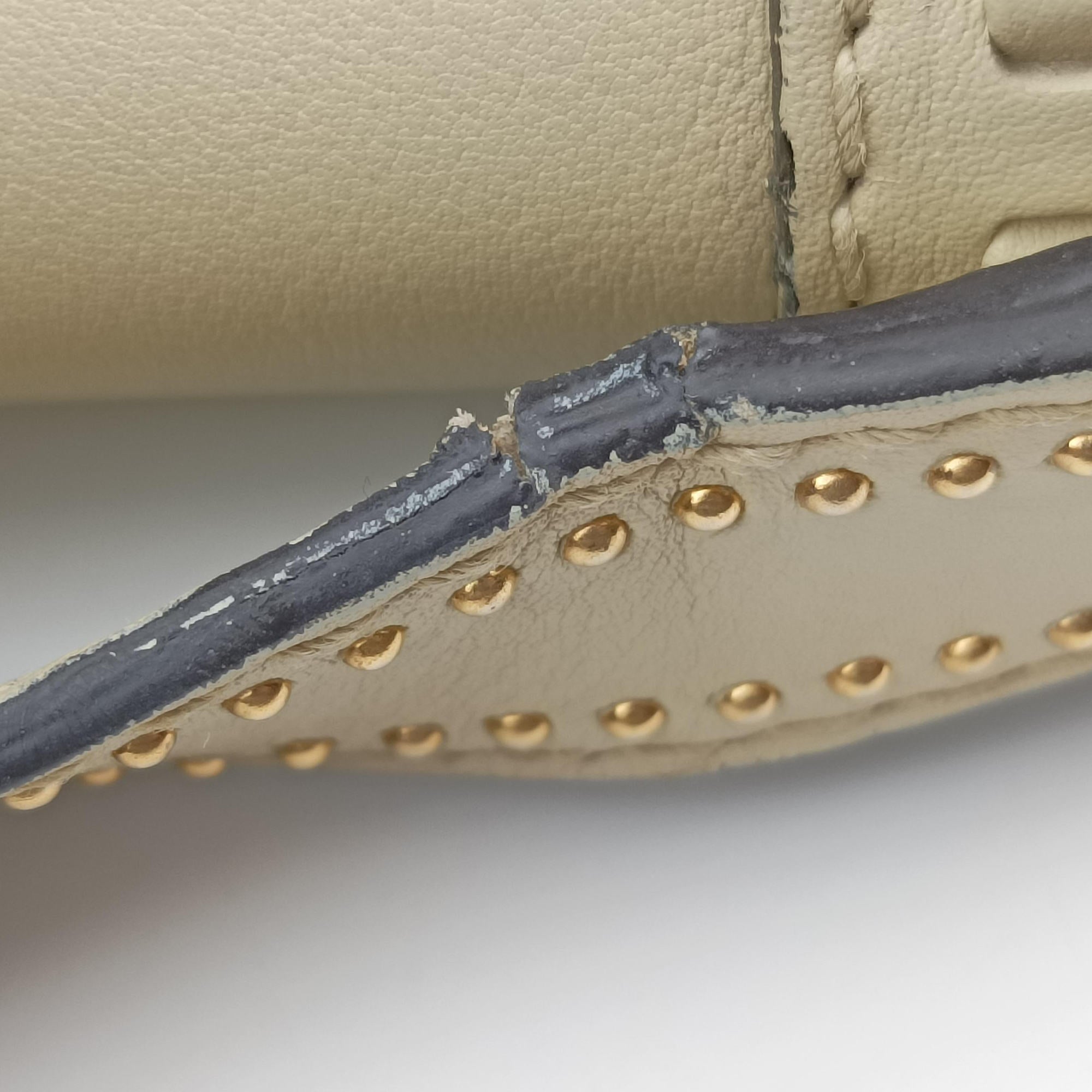 Pre-owned Gucci Snaffle Bit ivory Leather 263955 shoulderbag | stylenewstar
