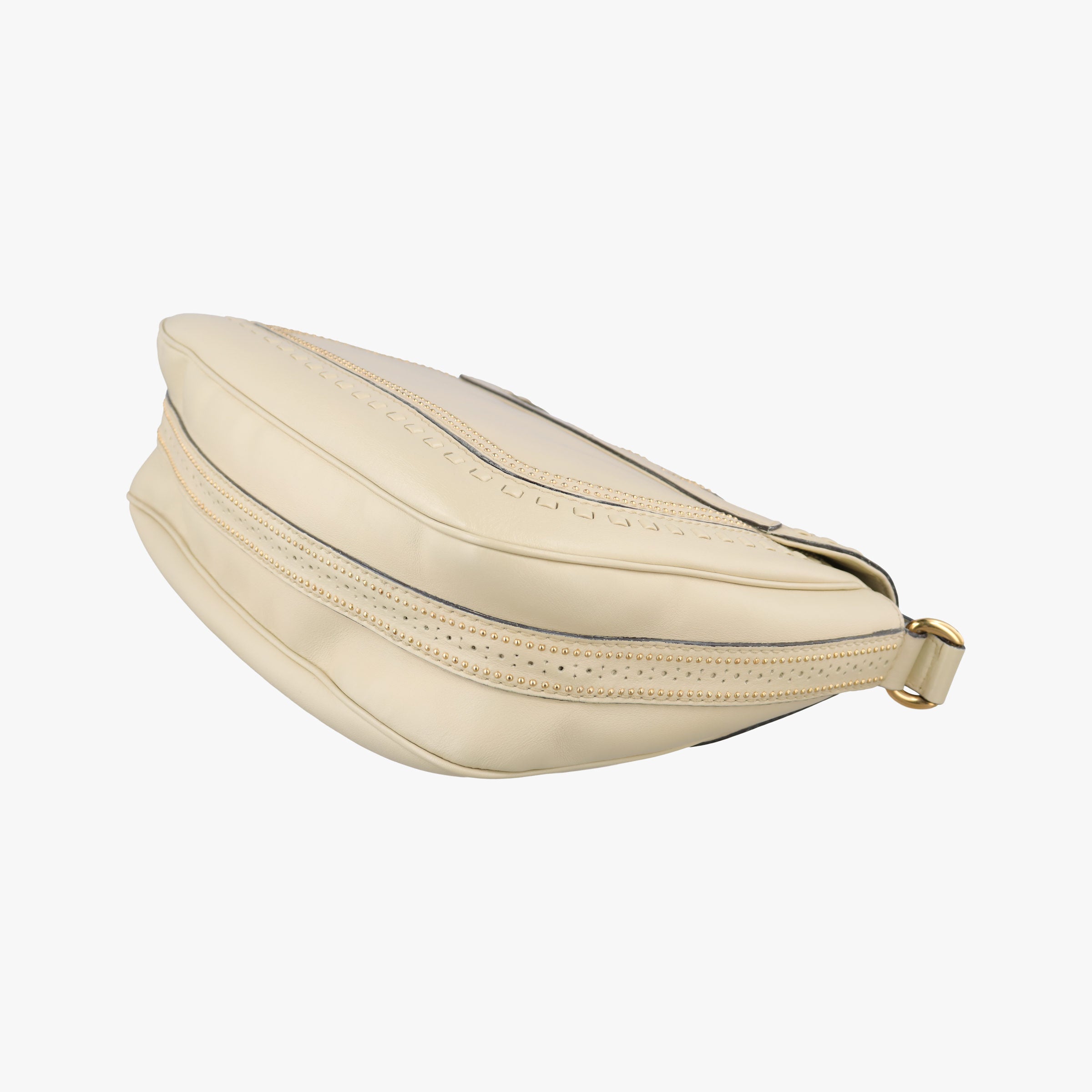Pre-owned Gucci Snaffle Bit ivory Leather 263955 shoulderbag | stylenewstar