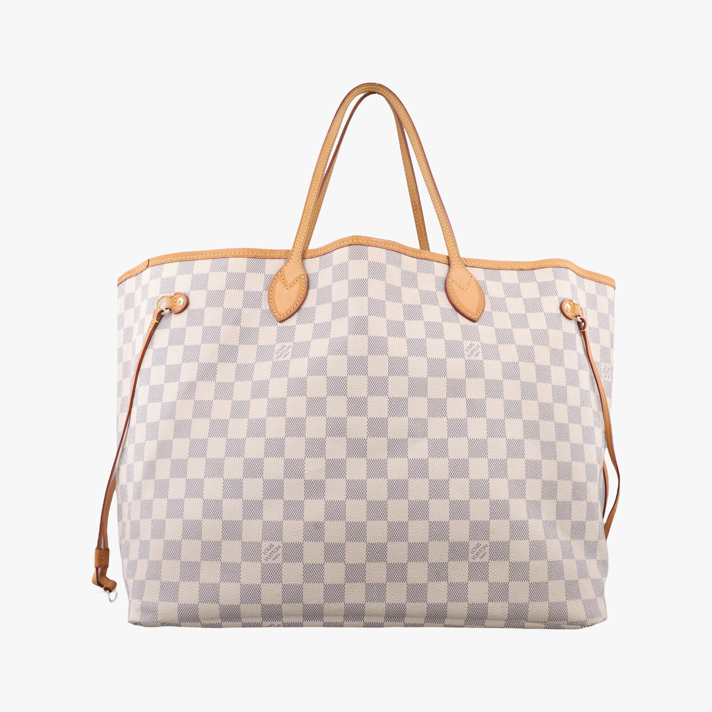 Pre-owned Louis Vuitton NEVERFULL GM Azur Damier Canvas N51108 shoulderbag | stylenewstar