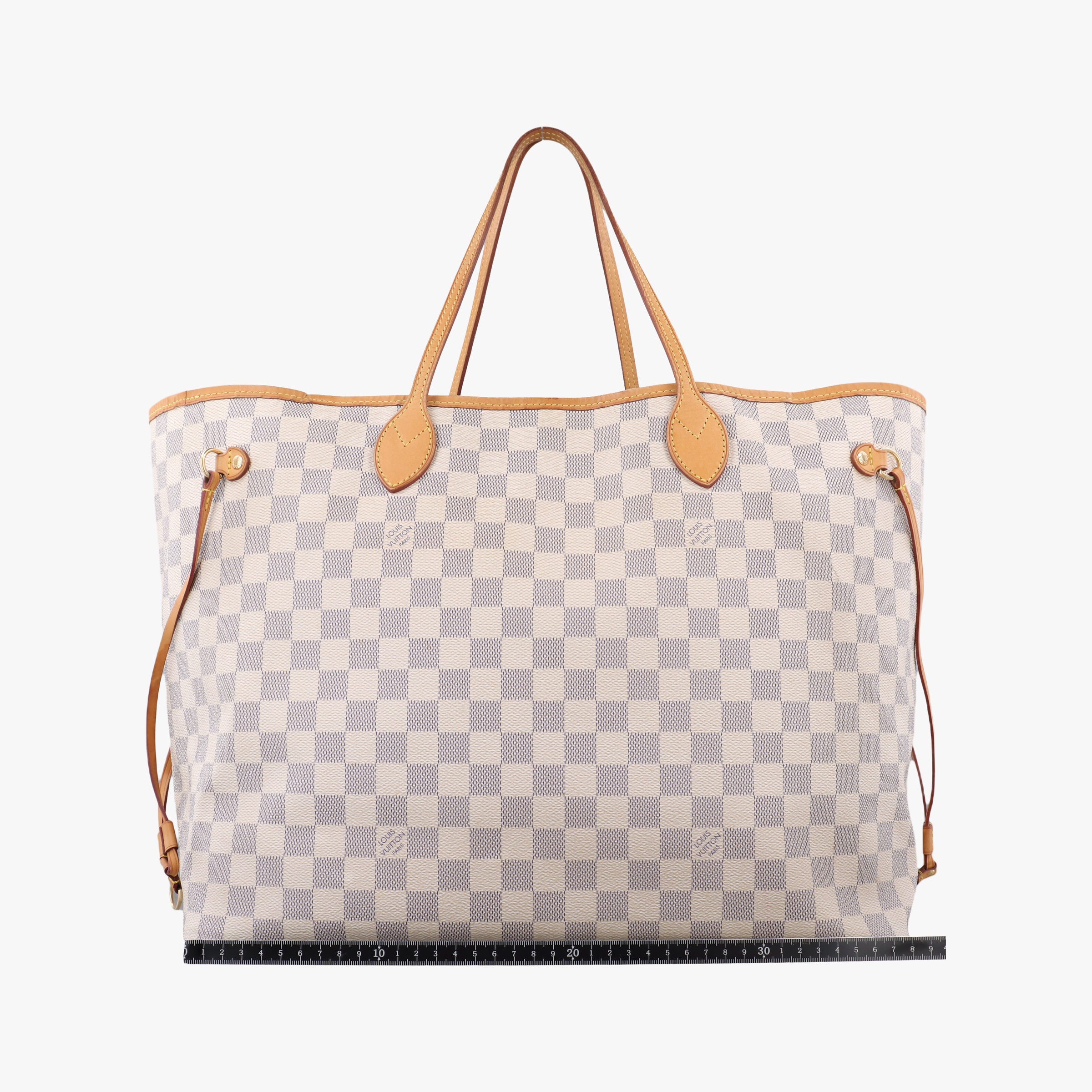 Pre-owned Louis Vuitton NEVERFULL GM Azur Damier Canvas N51108 shoulderbag | stylenewstar