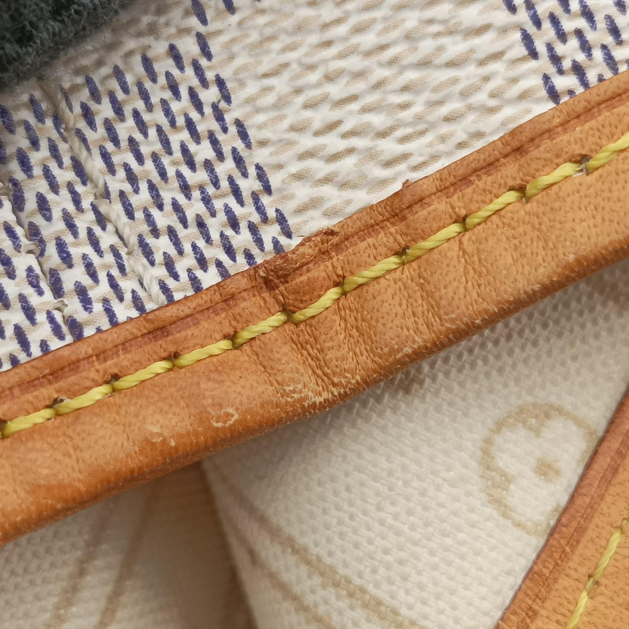 Pre-owned Louis Vuitton NEVERFULL GM Azur Damier Canvas N51108 shoulderbag | stylenewstar