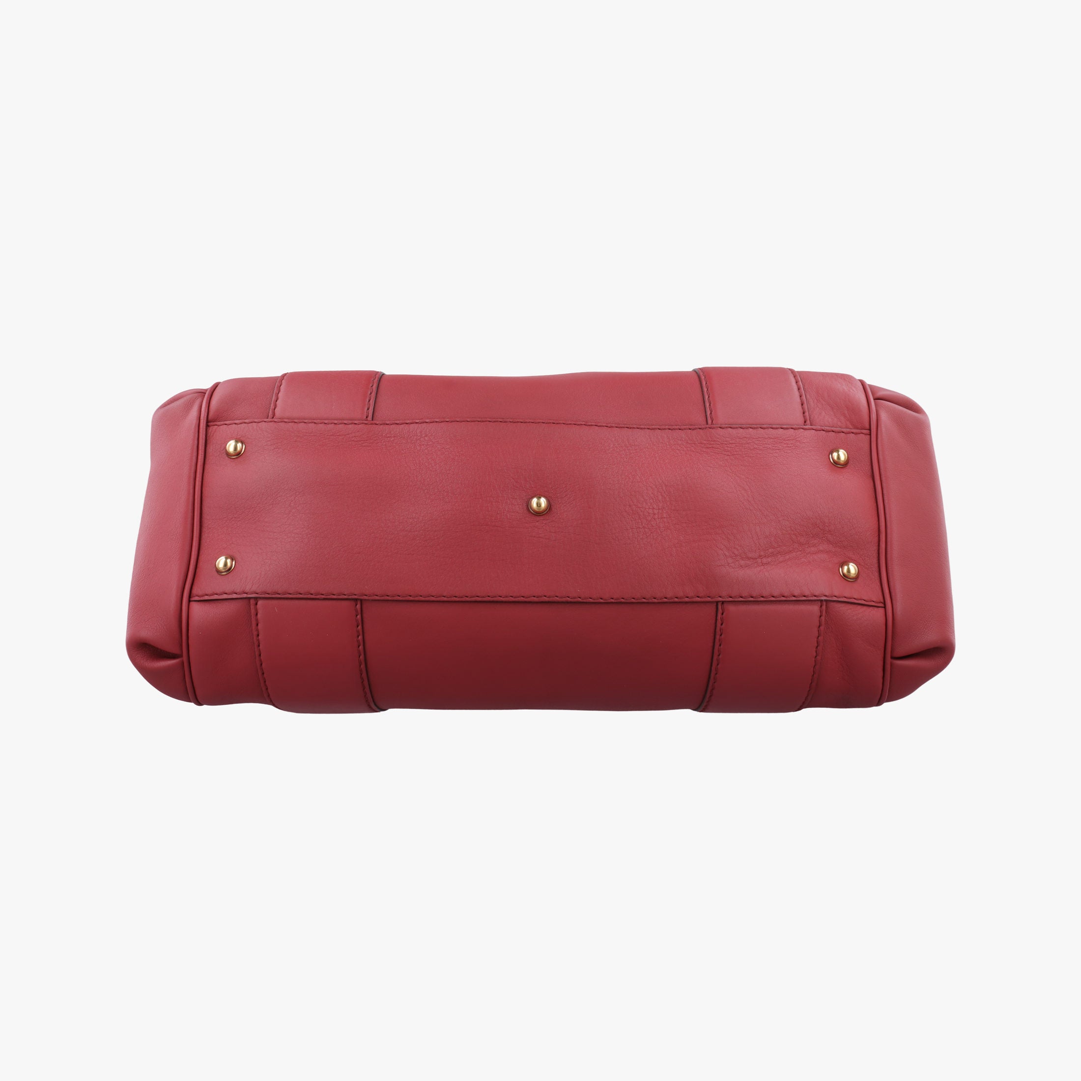 Pre-owned Gucci Smilla Tote Red Leather 269926 handbag | stylenewstar