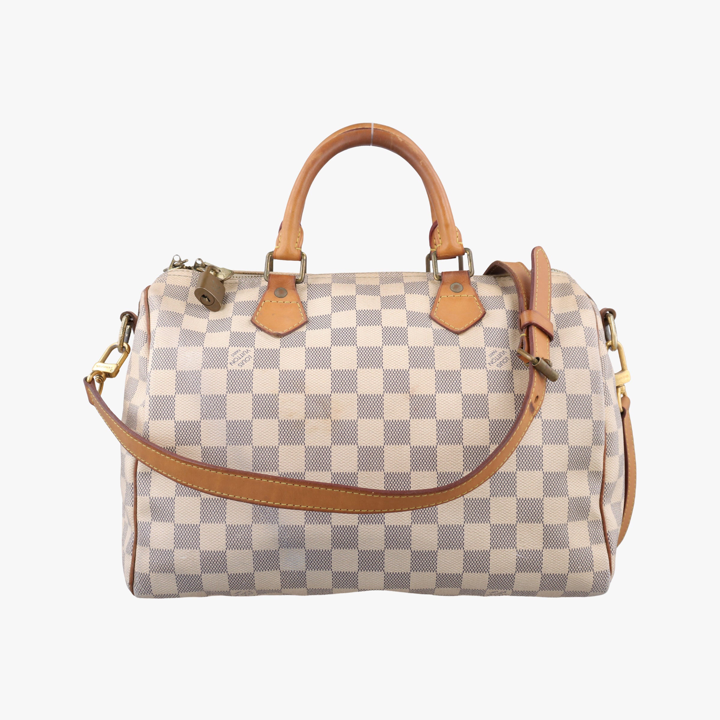 Pre-owned Louis Vuitton Speedy30 Azur Damier Canvas N41533 shoulderbag | stylenewstar
