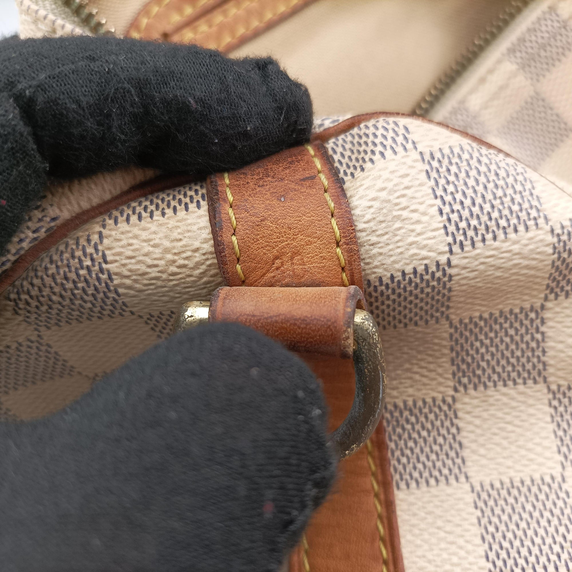 Pre-owned Louis Vuitton Speedy30 Azur Damier Canvas N41533 shoulderbag | stylenewstar