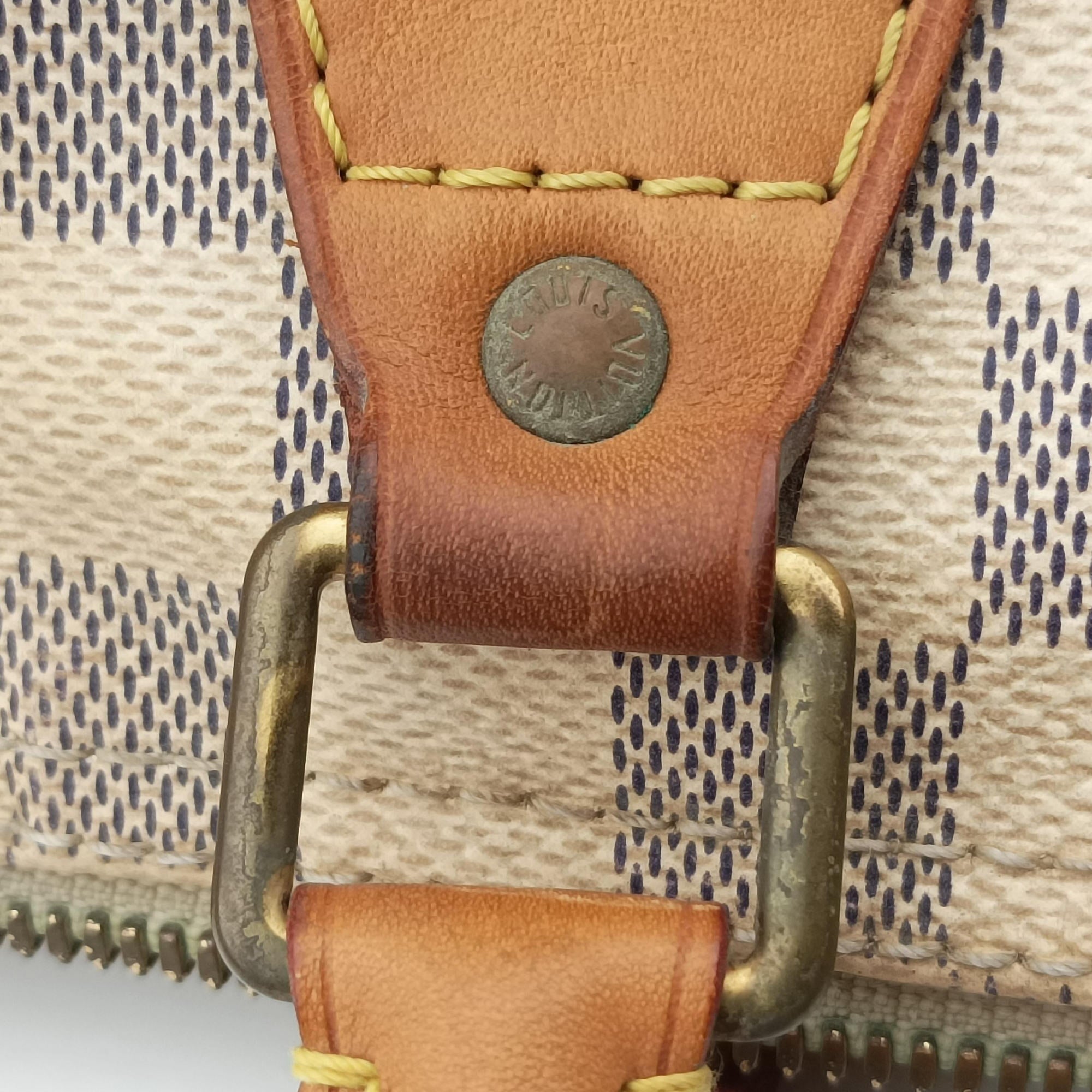Pre-owned Louis Vuitton Speedy30 Azur Damier Canvas N41533 shoulderbag | stylenewstar