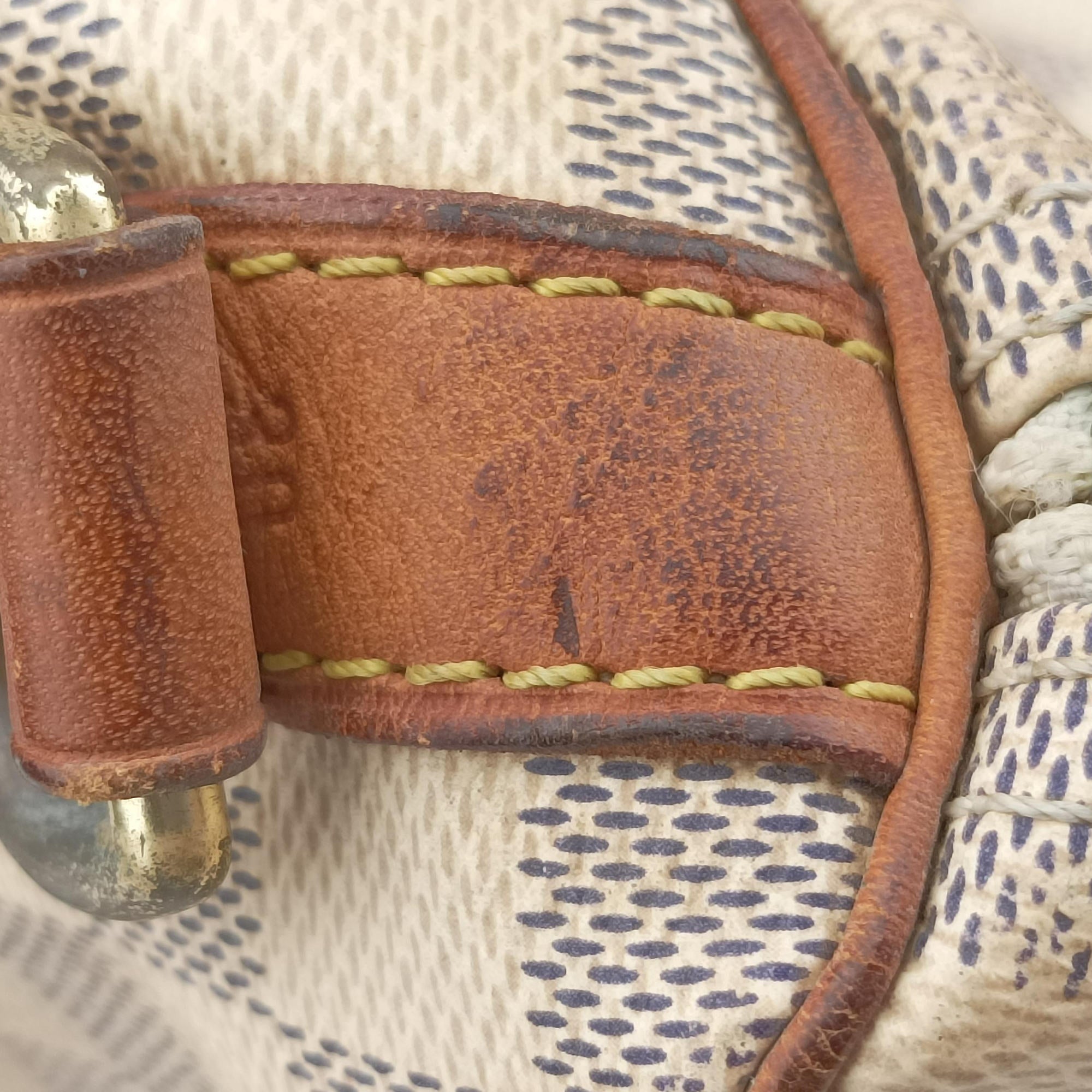 Pre-owned Louis Vuitton Speedy30 Azur Damier Canvas N41533 shoulderbag | stylenewstar