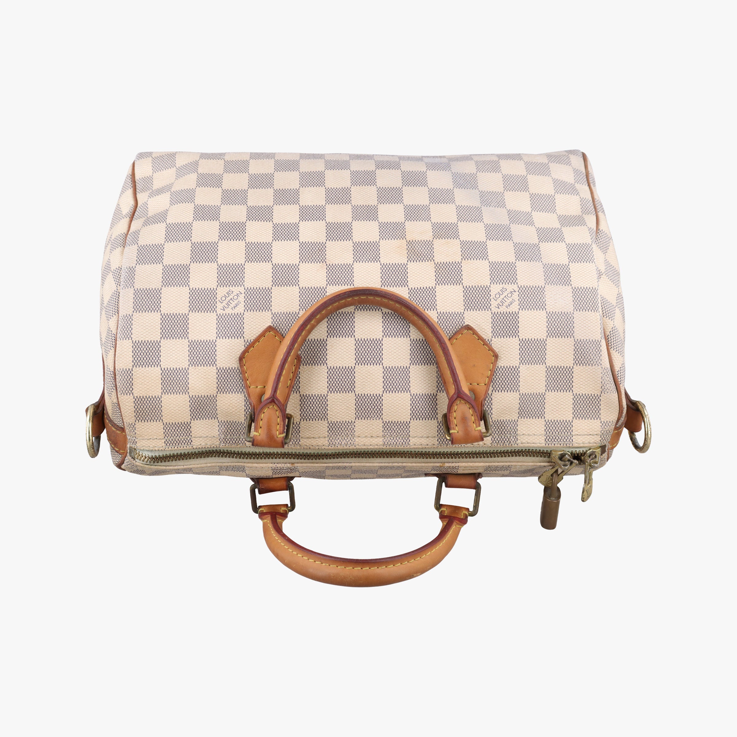 Pre-owned Louis Vuitton Speedy30 Azur Damier Canvas N41533 shoulderbag | stylenewstar