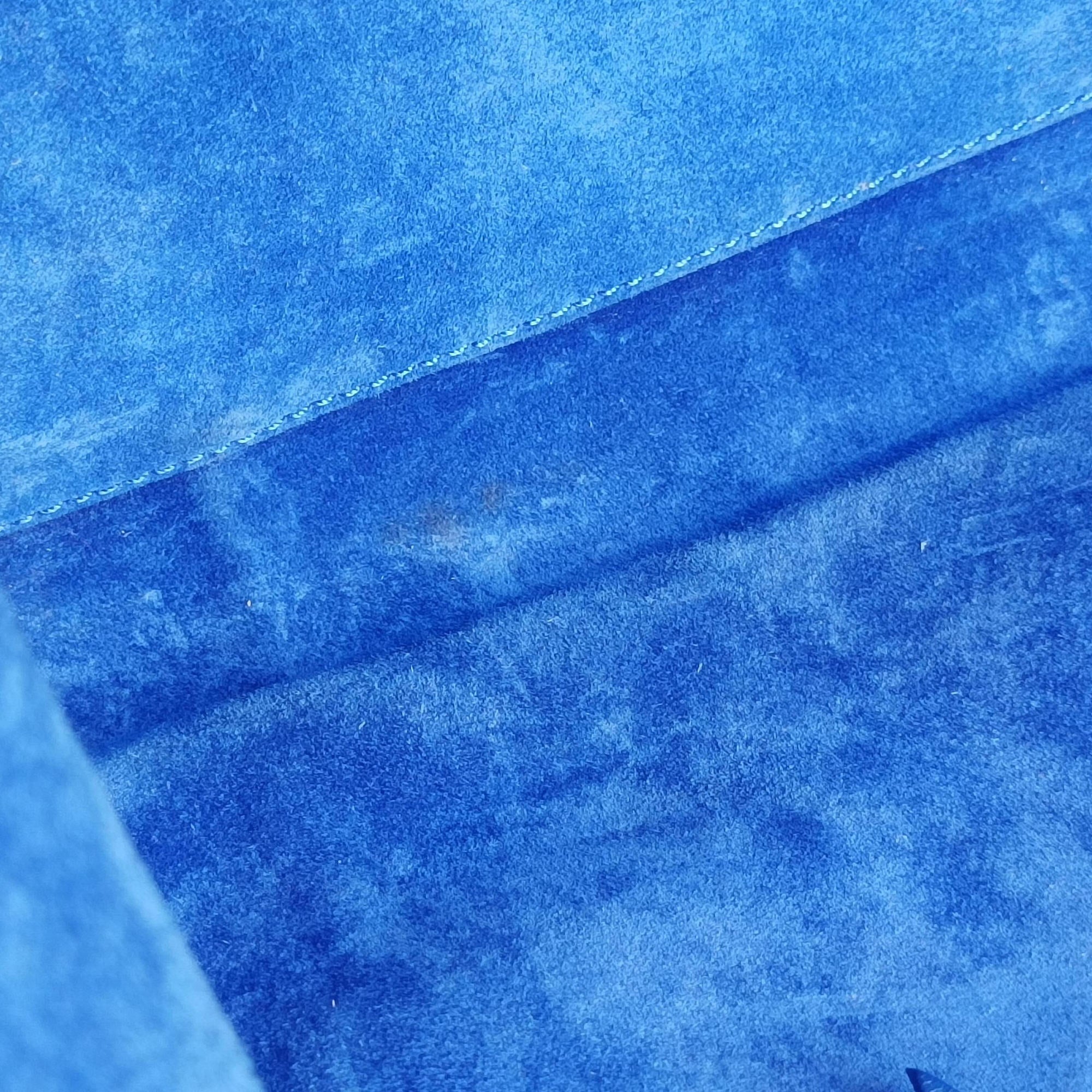 Secondhand Celine Luggage Square Phantom Blue Leather  handbag | stylenewstar