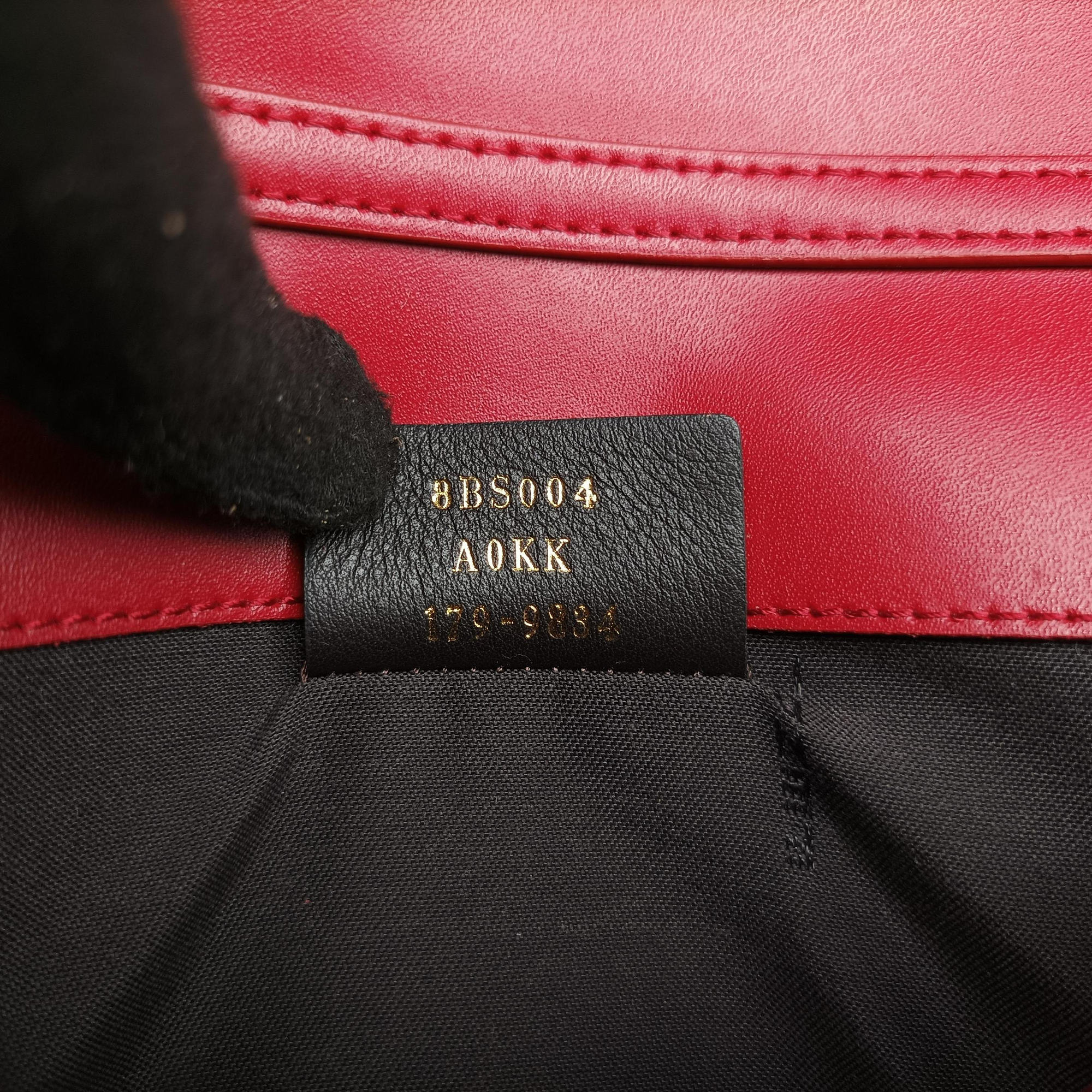 Pre-owned Fendi Kan I F Logo Red Leather 8BS004 shoulderbag | stylenewstar