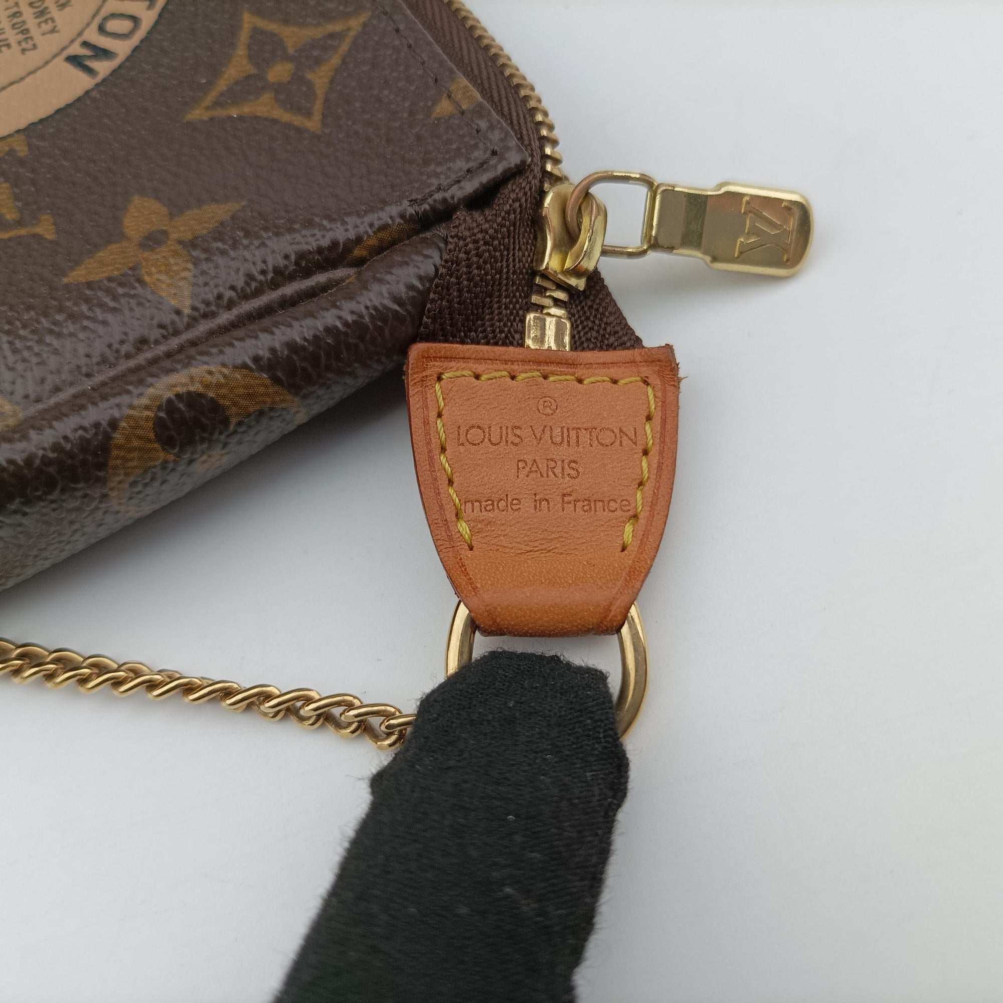 Pre-owned Louis Vuitton T&B Mini Pochette Accessoires Brown Monogram Canvas M60153 handbag | stylenewstar
