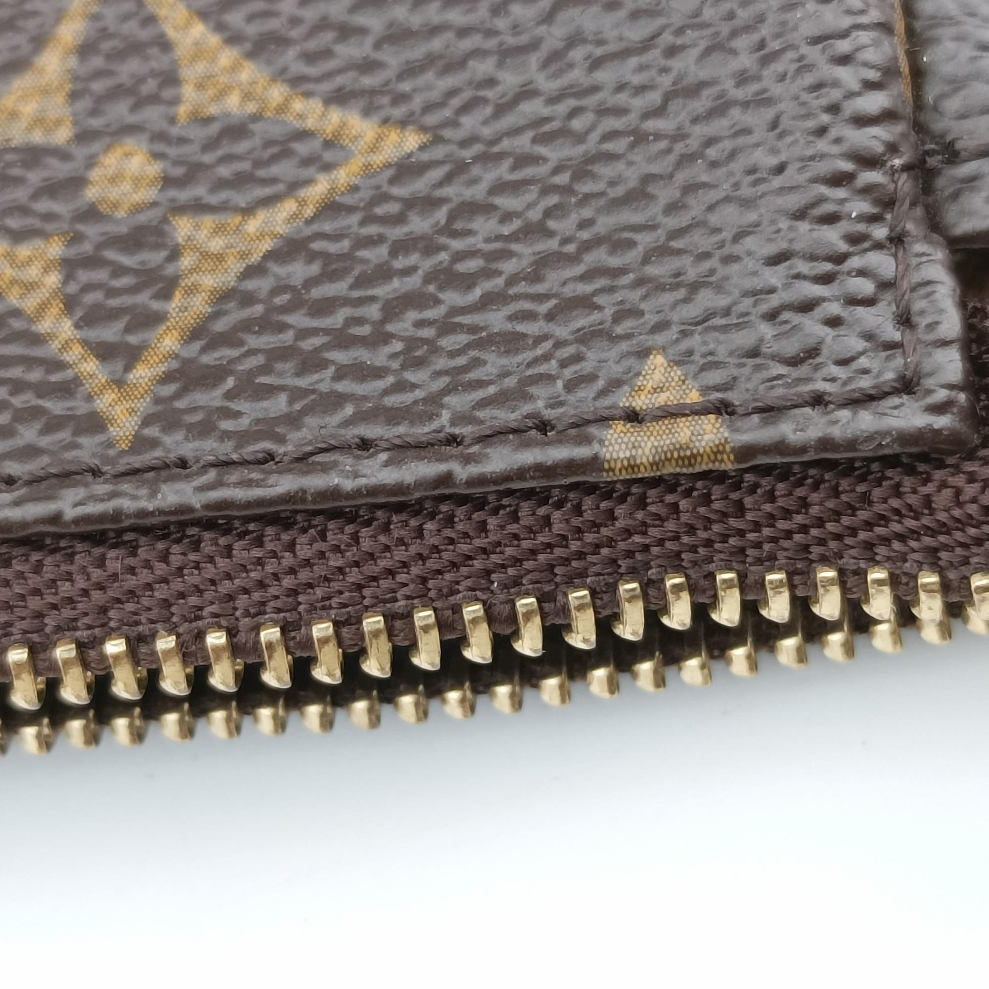 Pre-owned Louis Vuitton T&B Mini Pochette Accessoires Brown Monogram Canvas M60153 handbag | stylenewstar
