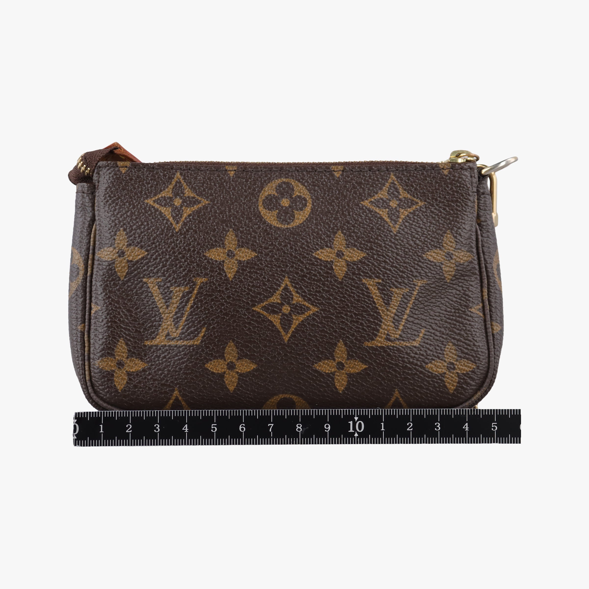 Pre-owned Louis Vuitton T&B Mini Pochette Accessoires Brown Monogram Canvas M60153 handbag | stylenewstar