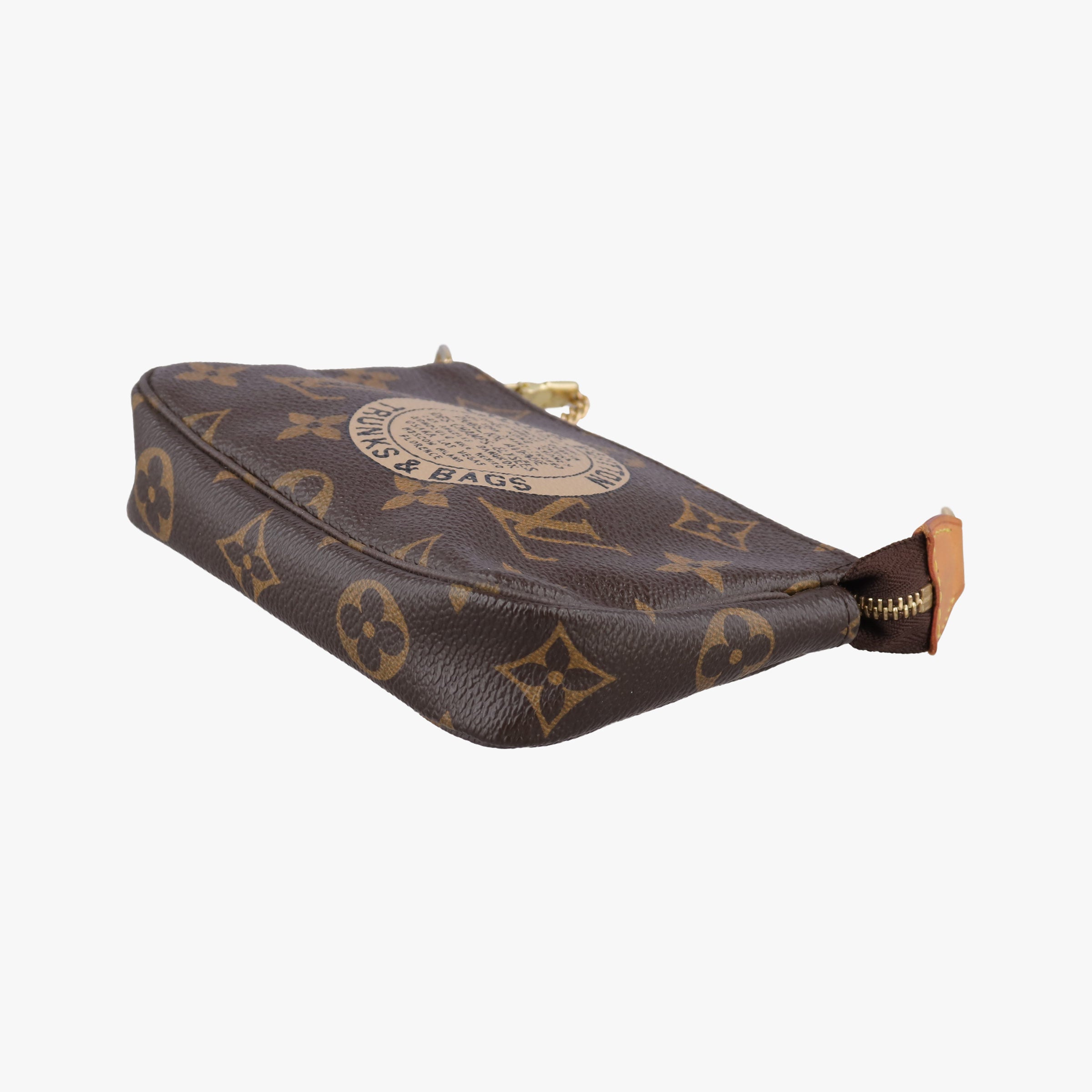 Pre-owned Louis Vuitton T&B Mini Pochette Accessoires Brown Monogram Canvas M60153 handbag | stylenewstar