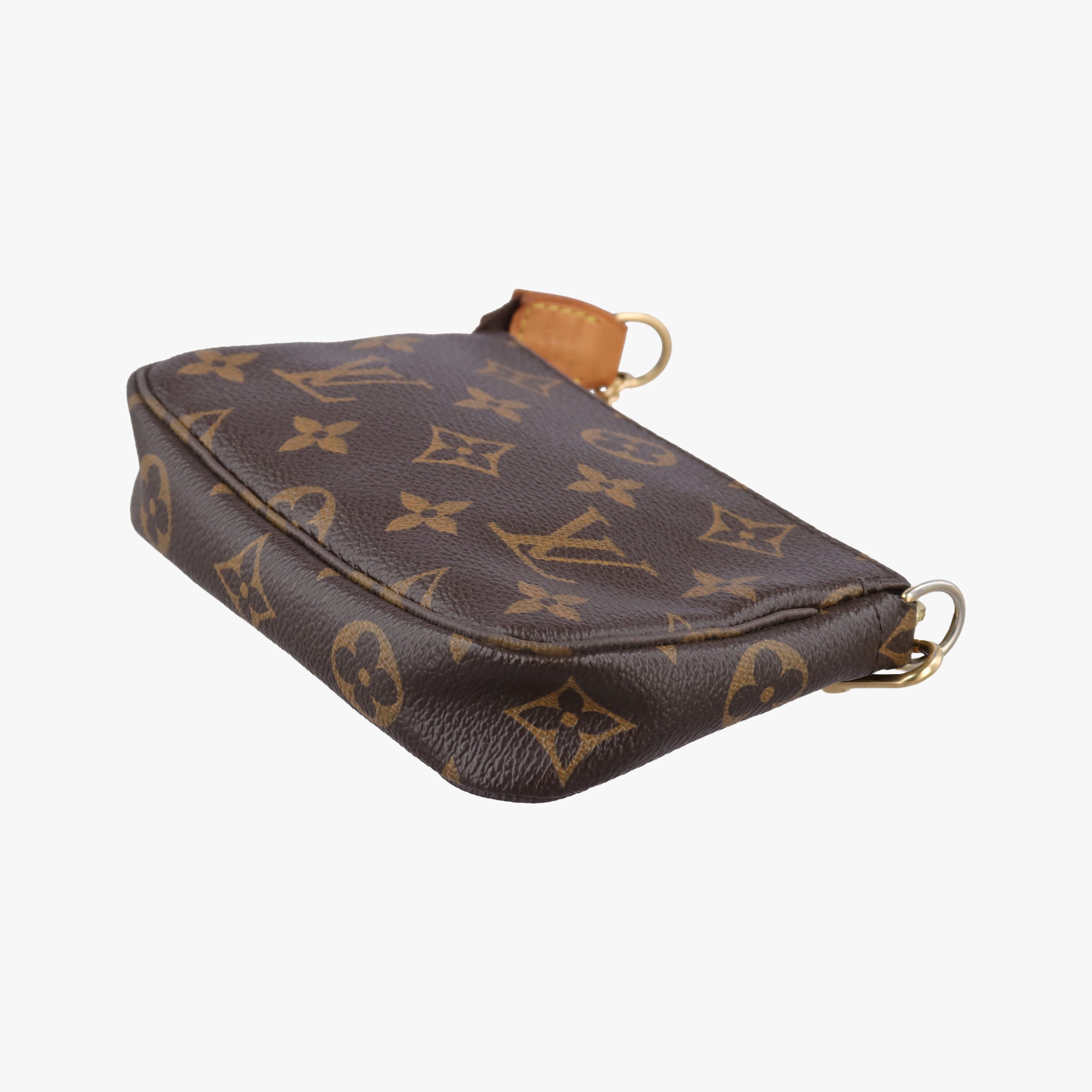 Pre-owned Louis Vuitton T&B Mini Pochette Accessoires Brown Monogram Canvas M60153 handbag | stylenewstar