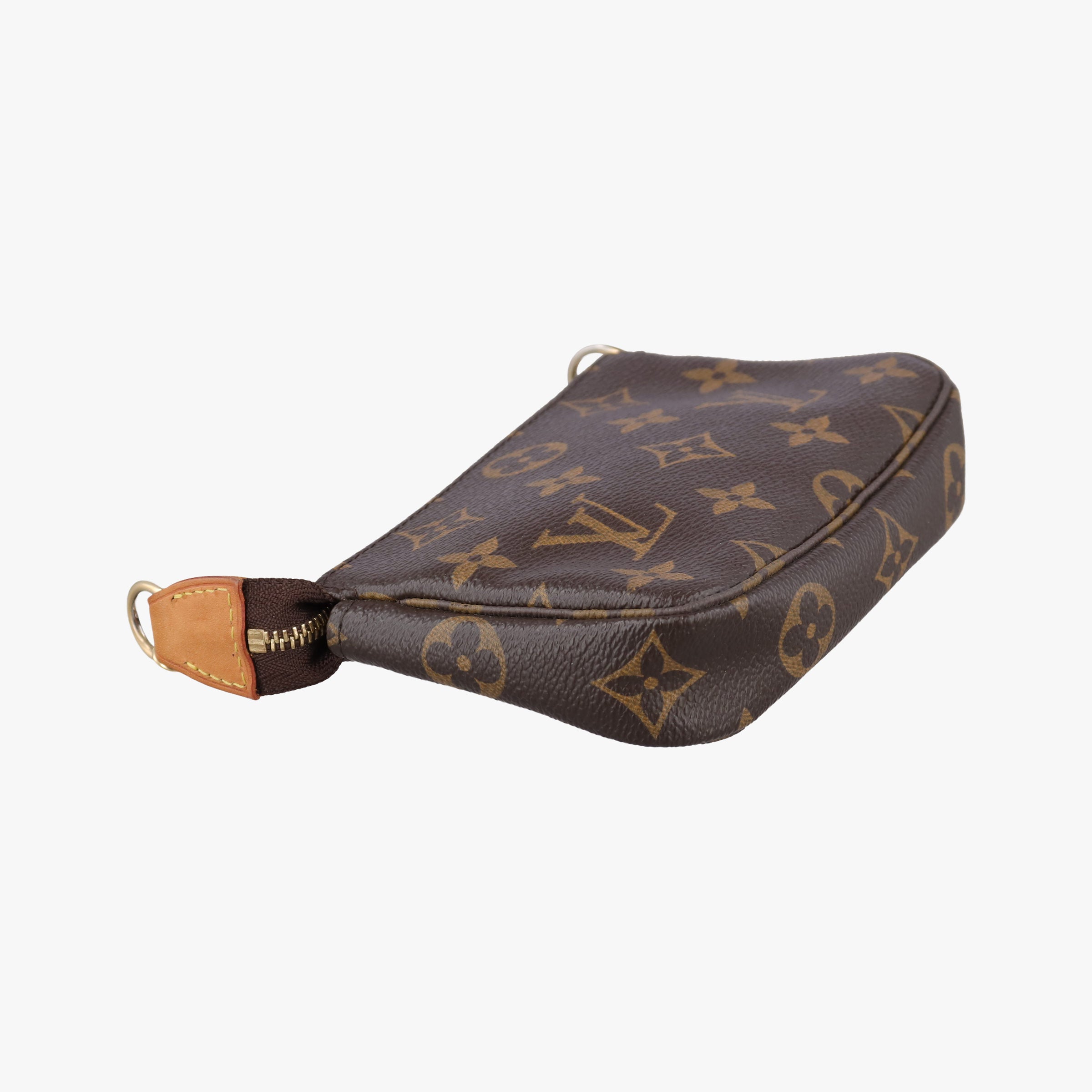 Pre-owned Louis Vuitton T&B Mini Pochette Accessoires Brown Monogram Canvas M60153 handbag | stylenewstar