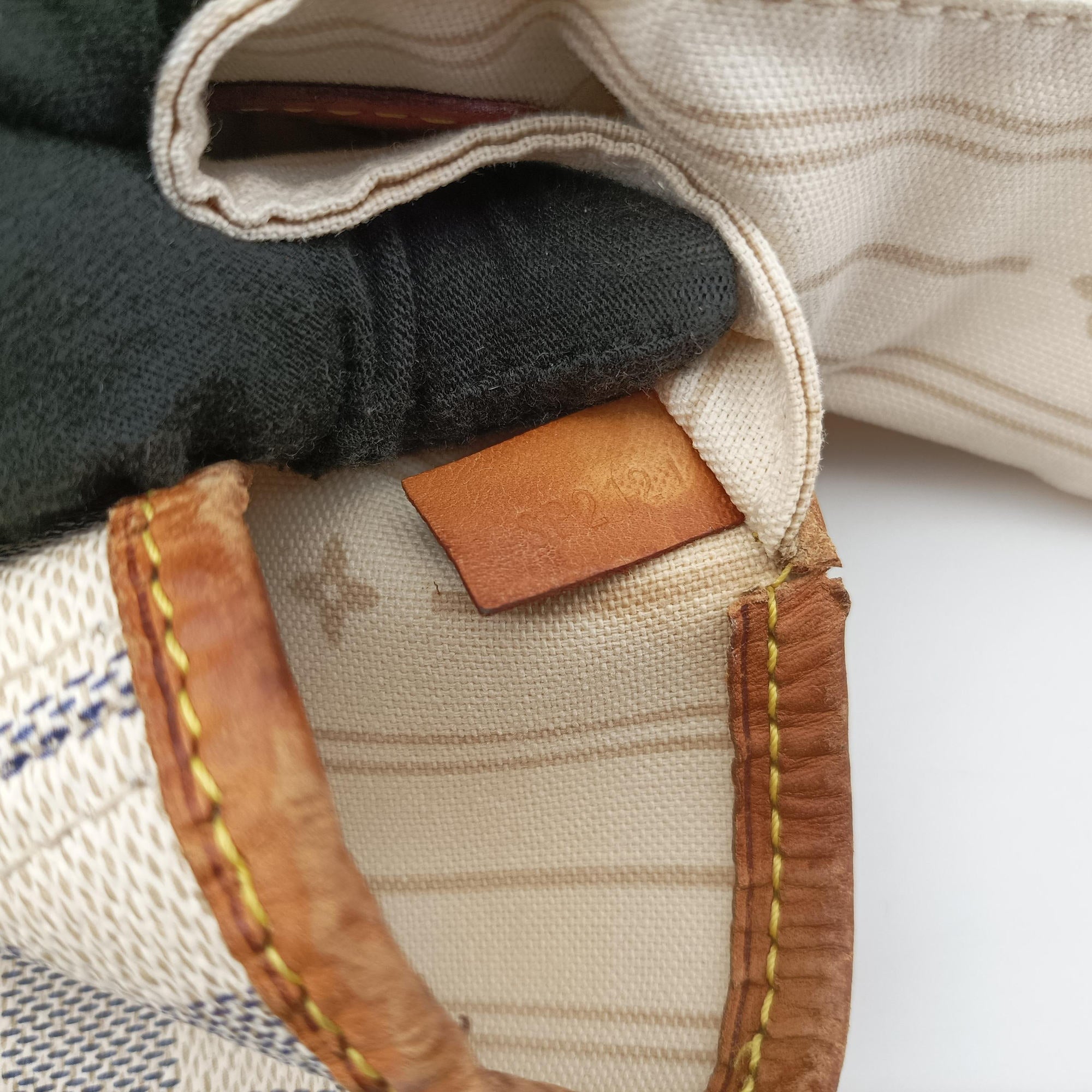 Pre-owned Louis Vuitton NEVERFULL MM Azur Damier Canvas N51107 shoulderbag | stylenewstar