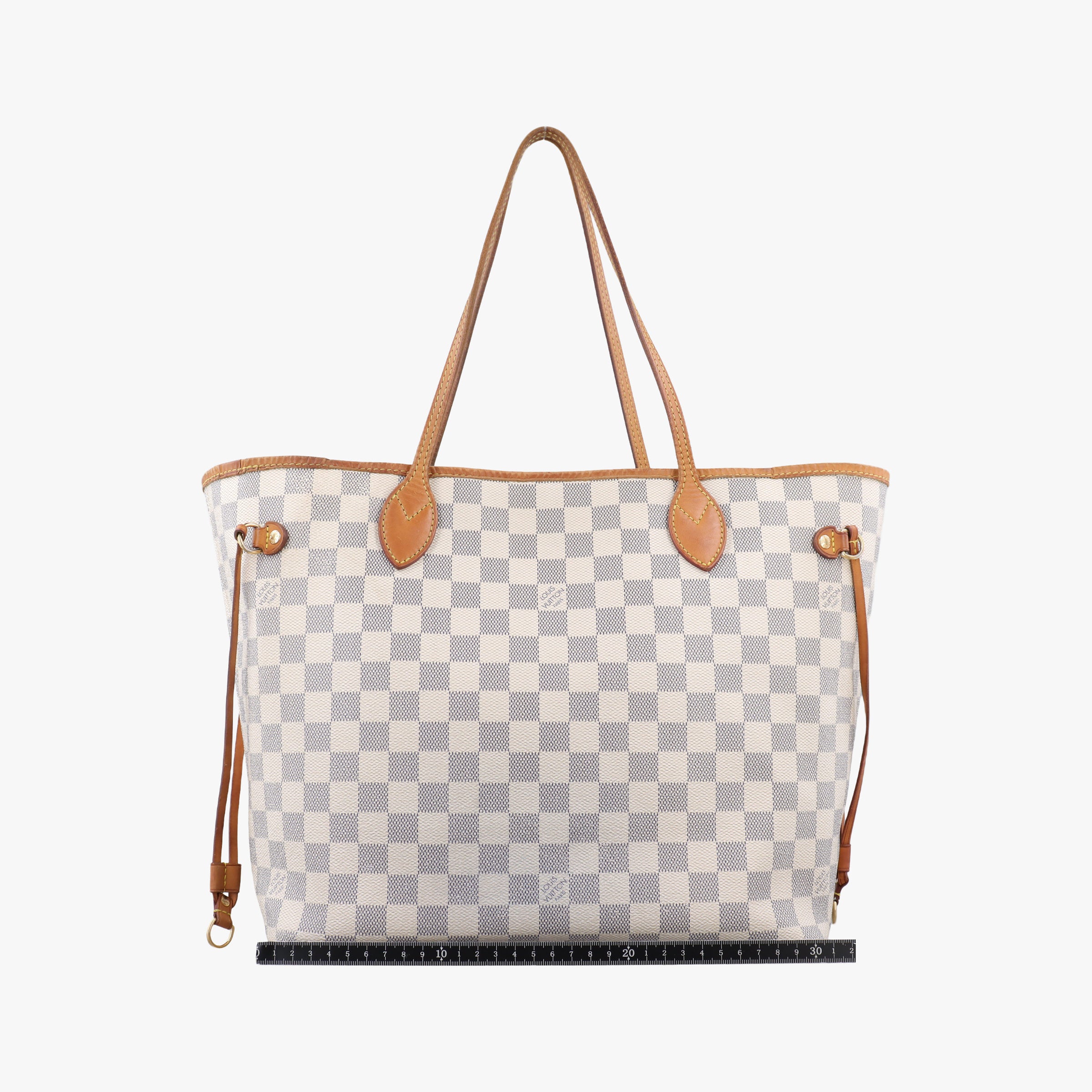 Pre-owned Louis Vuitton NEVERFULL MM Azur Damier Canvas N51107 shoulderbag | stylenewstar