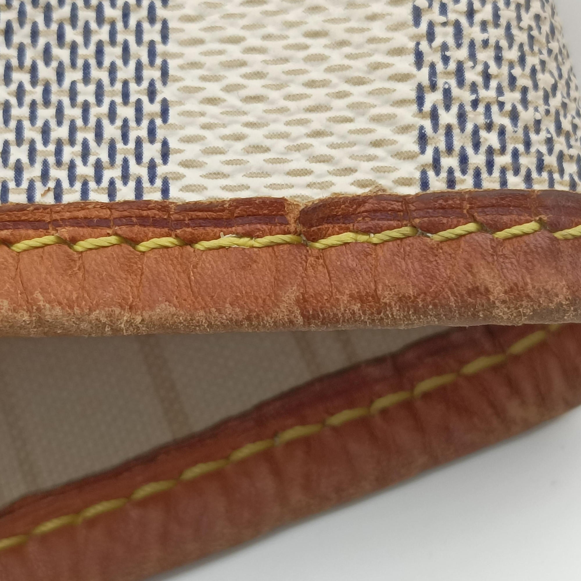 Pre-owned Louis Vuitton NEVERFULL MM Azur Damier Canvas N51107 shoulderbag | stylenewstar
