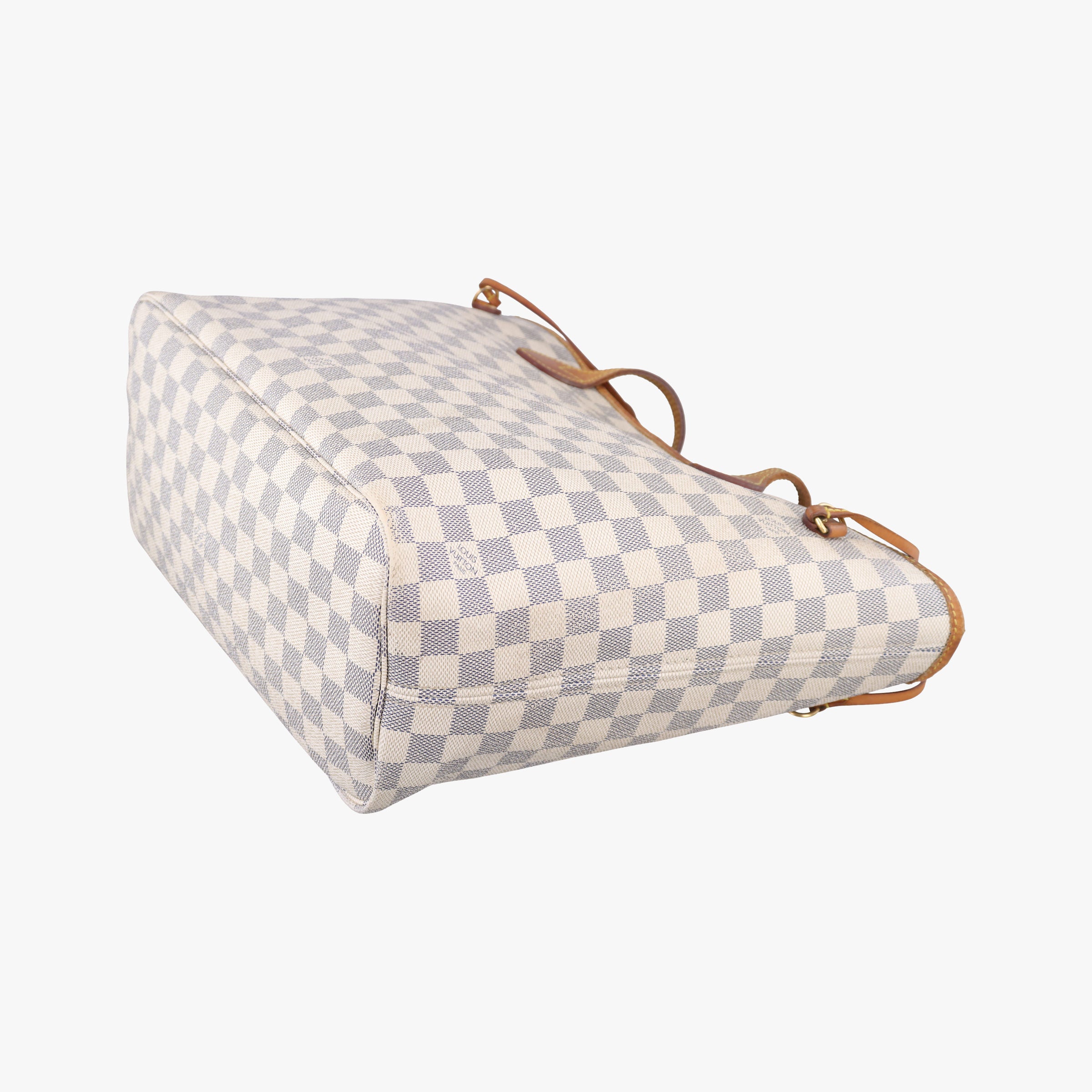 Pre-owned Louis Vuitton NEVERFULL MM Azur Damier Canvas N51107 shoulderbag | stylenewstar