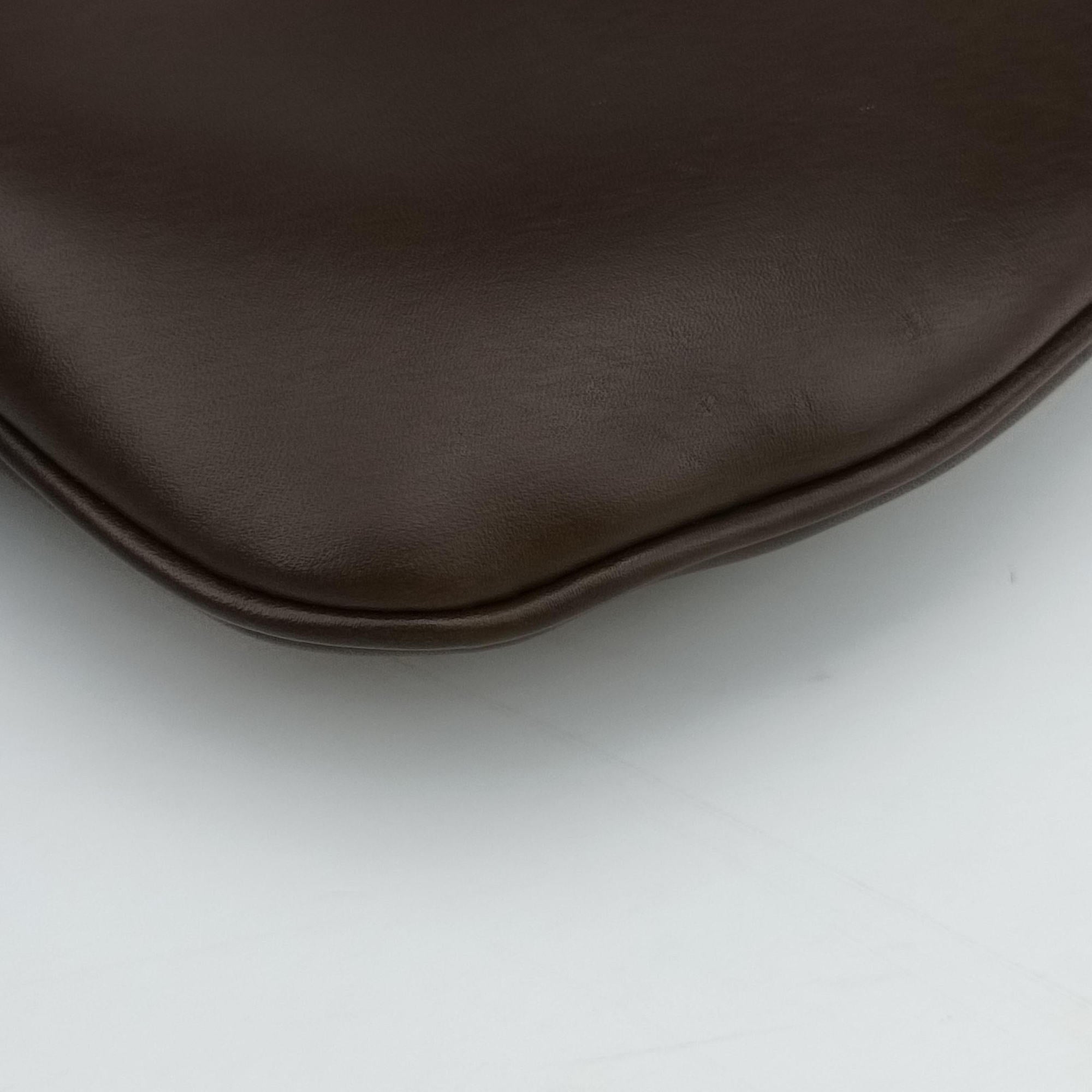 Pre-owned Gucci Hobo brown leather 105374 handbag | stylenewstar