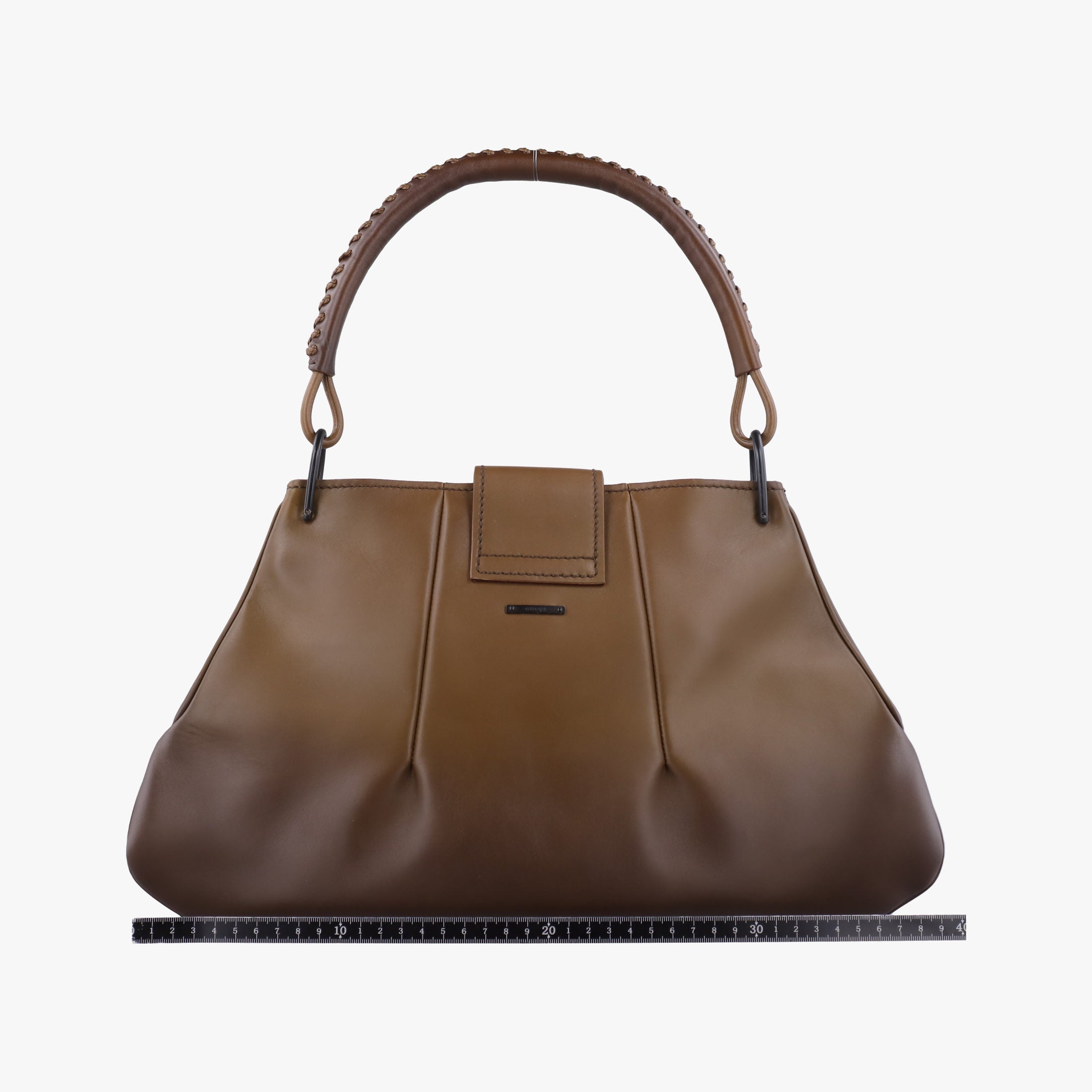 Pre-owned Gucci Hobo brown leather 105374 handbag | stylenewstar
