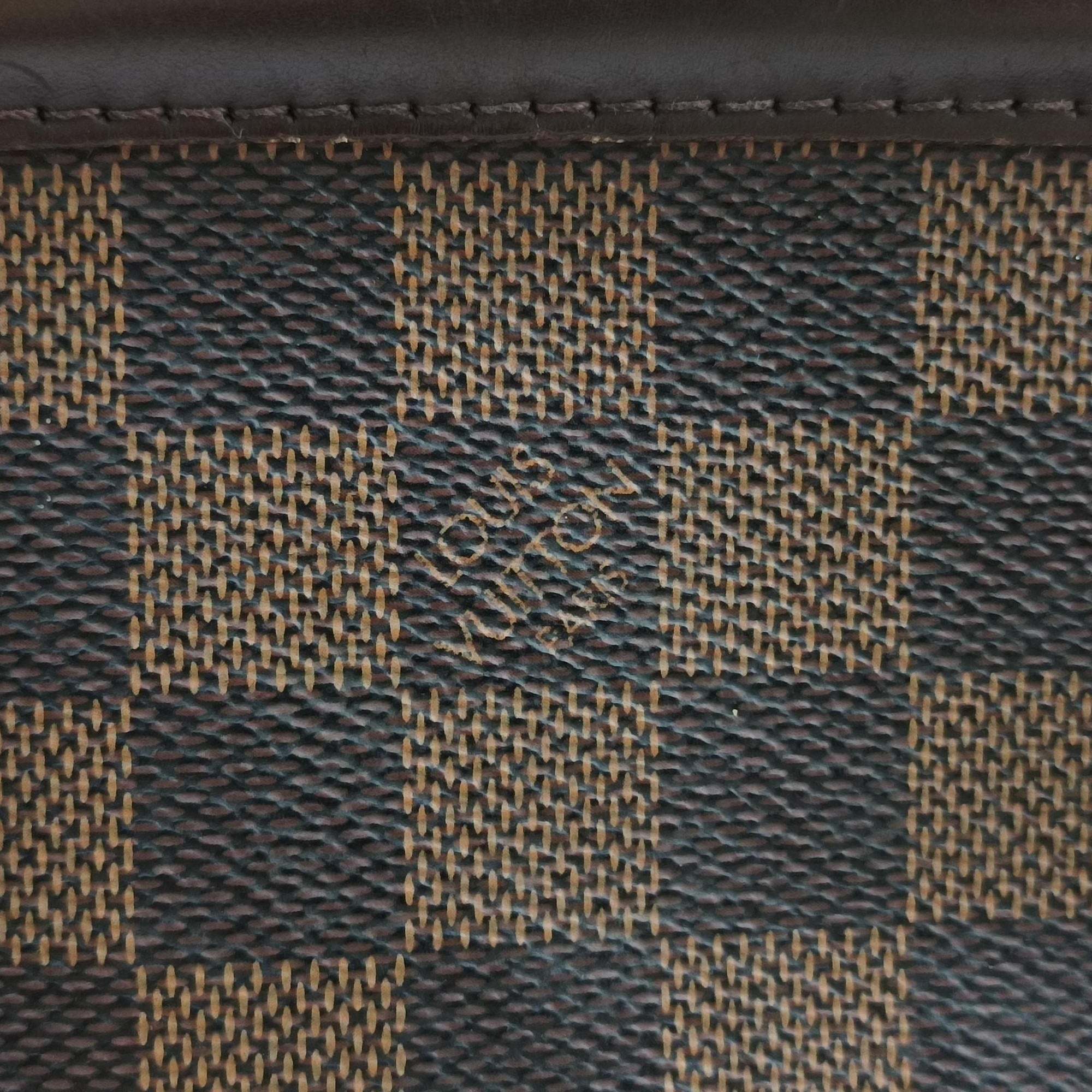 Pre-owned Louis Vuitton TREVI PM EBENE Damier Canvas N51997 handbag | stylenewstar