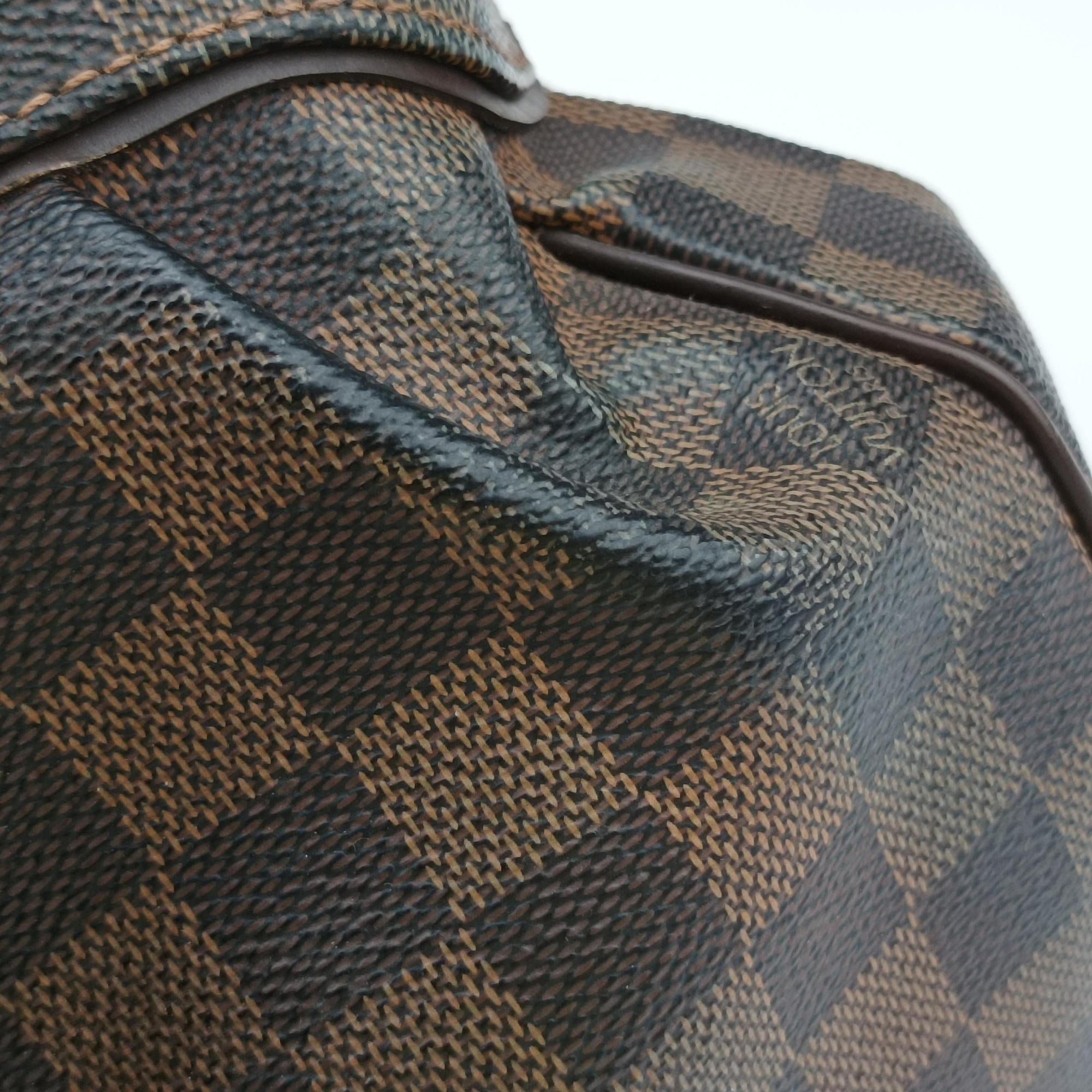 Pre-owned Louis Vuitton TREVI PM EBENE Damier Canvas N51997 handbag | stylenewstar