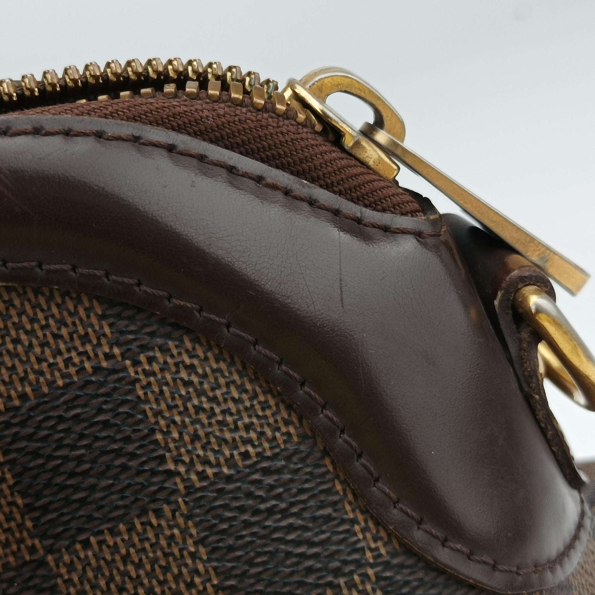 Pre-owned Louis Vuitton TREVI PM EBENE Damier Canvas N51997 handbag | stylenewstar