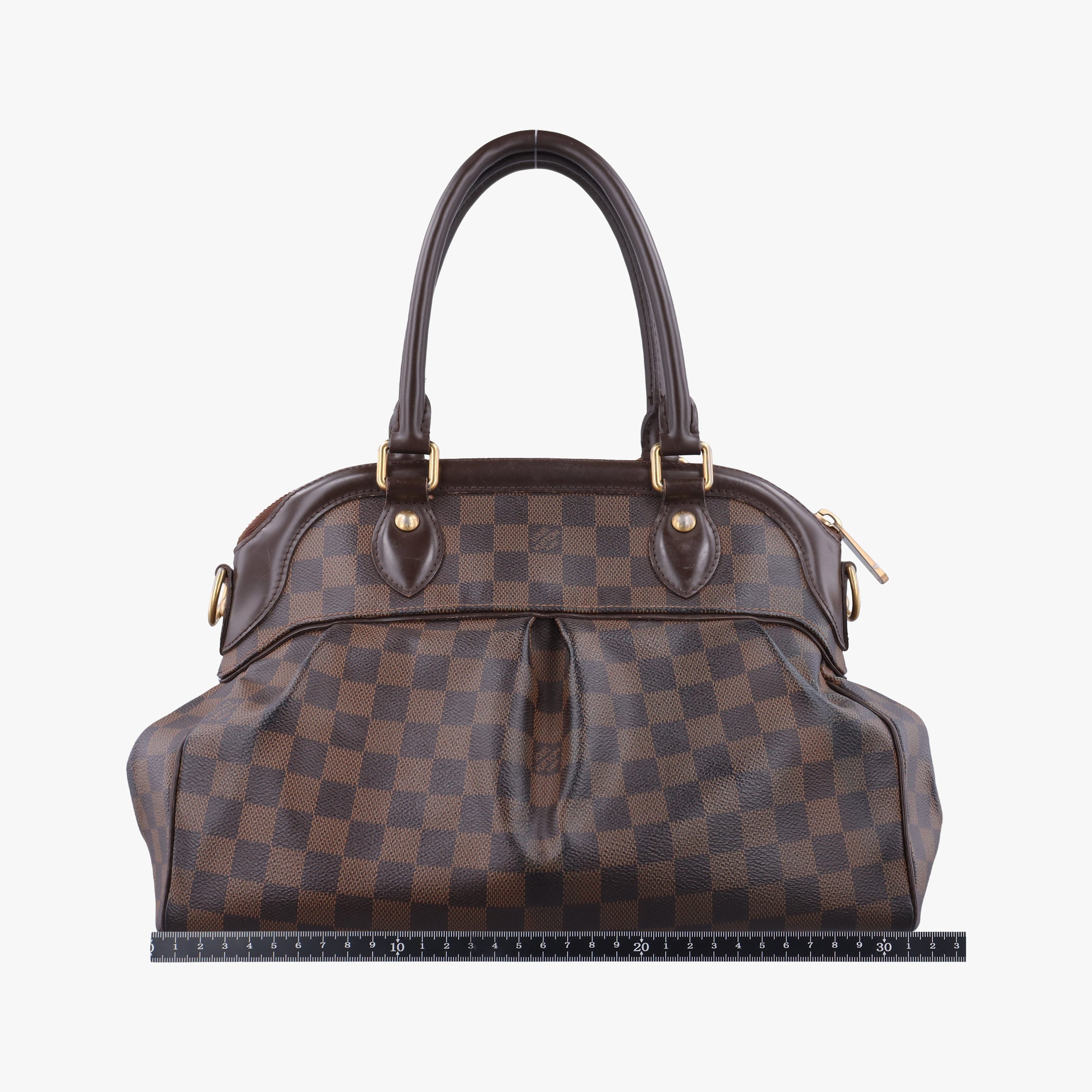 Pre-owned Louis Vuitton TREVI PM EBENE Damier Canvas N51997 handbag | stylenewstar
