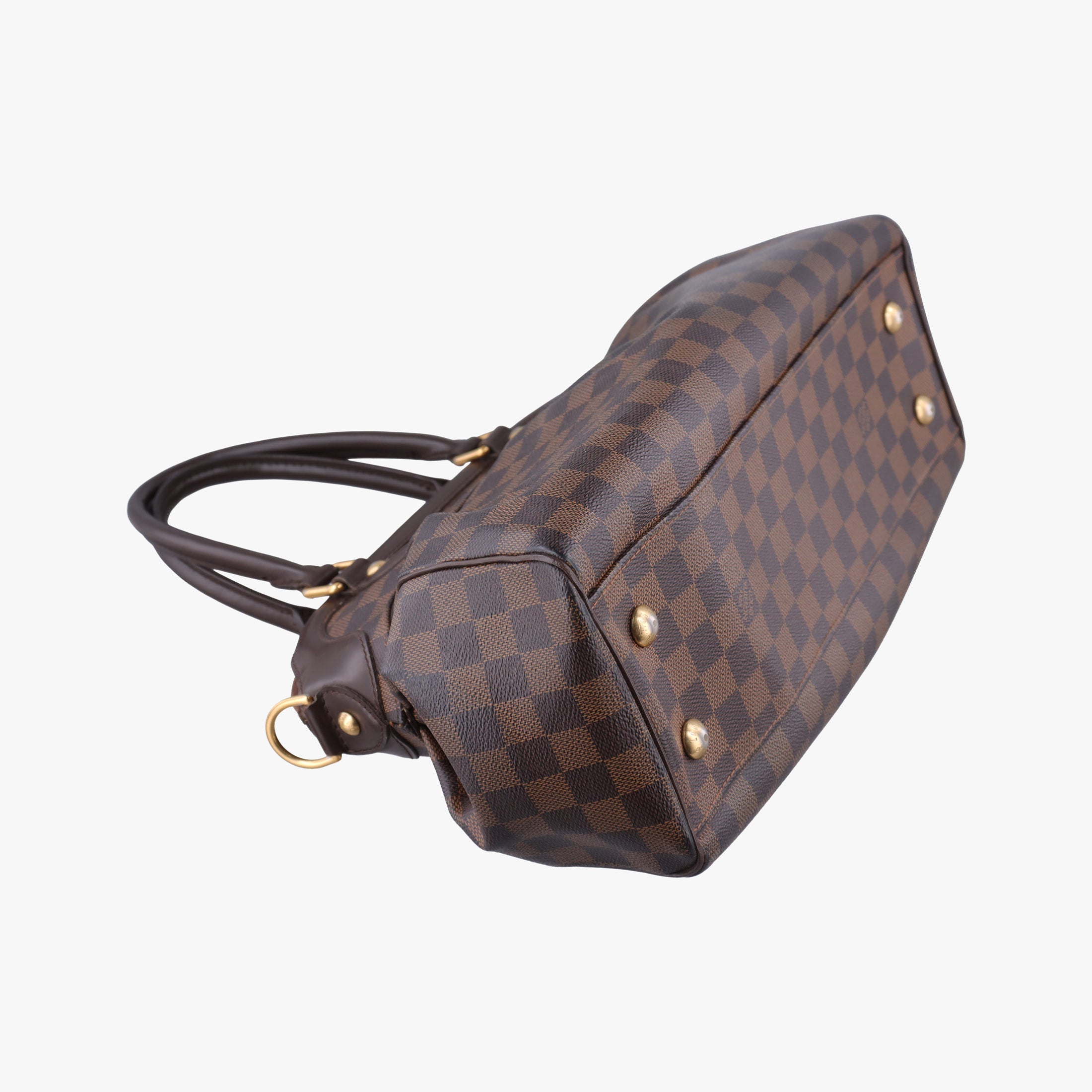 Pre-owned Louis Vuitton TREVI PM EBENE Damier Canvas N51997 handbag | stylenewstar