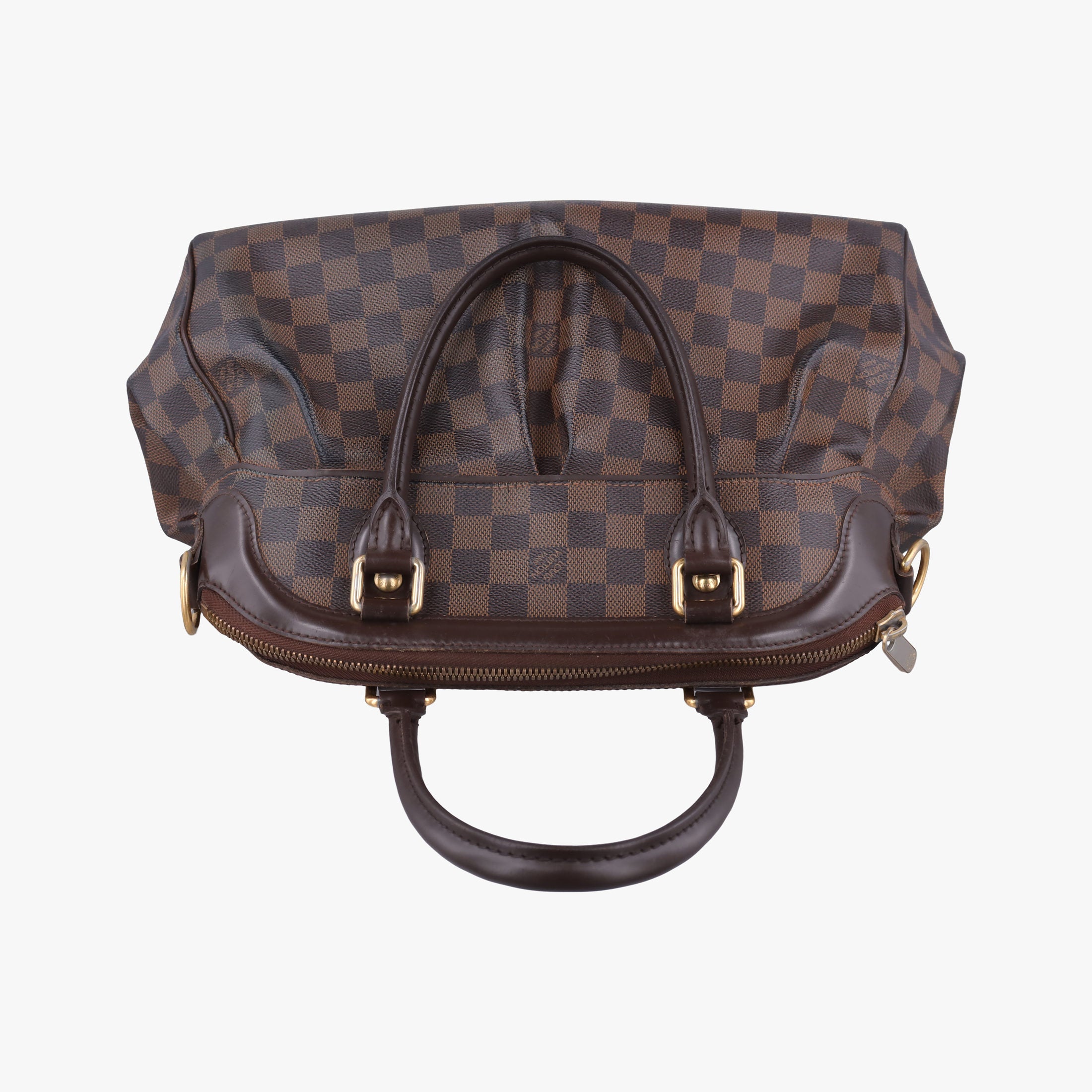 Pre-owned Louis Vuitton TREVI PM EBENE Damier Canvas N51997 handbag | stylenewstar