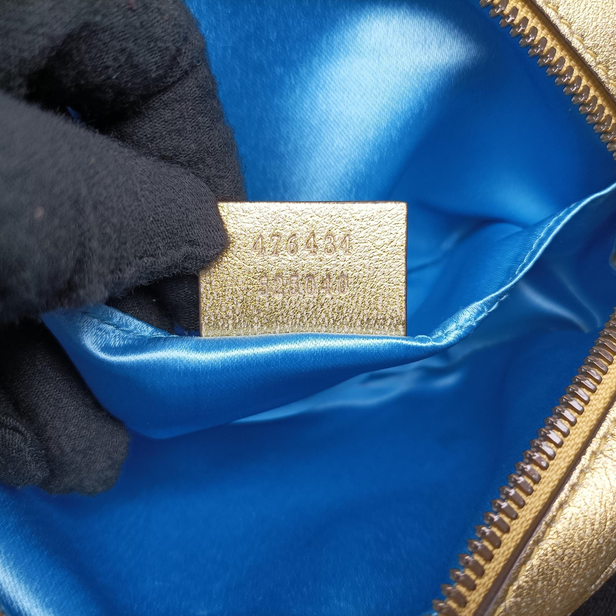 Pre-owned Gucci GG Marmont Golden×pink Leather 476434 bum bag/waist bag | stylenewstar