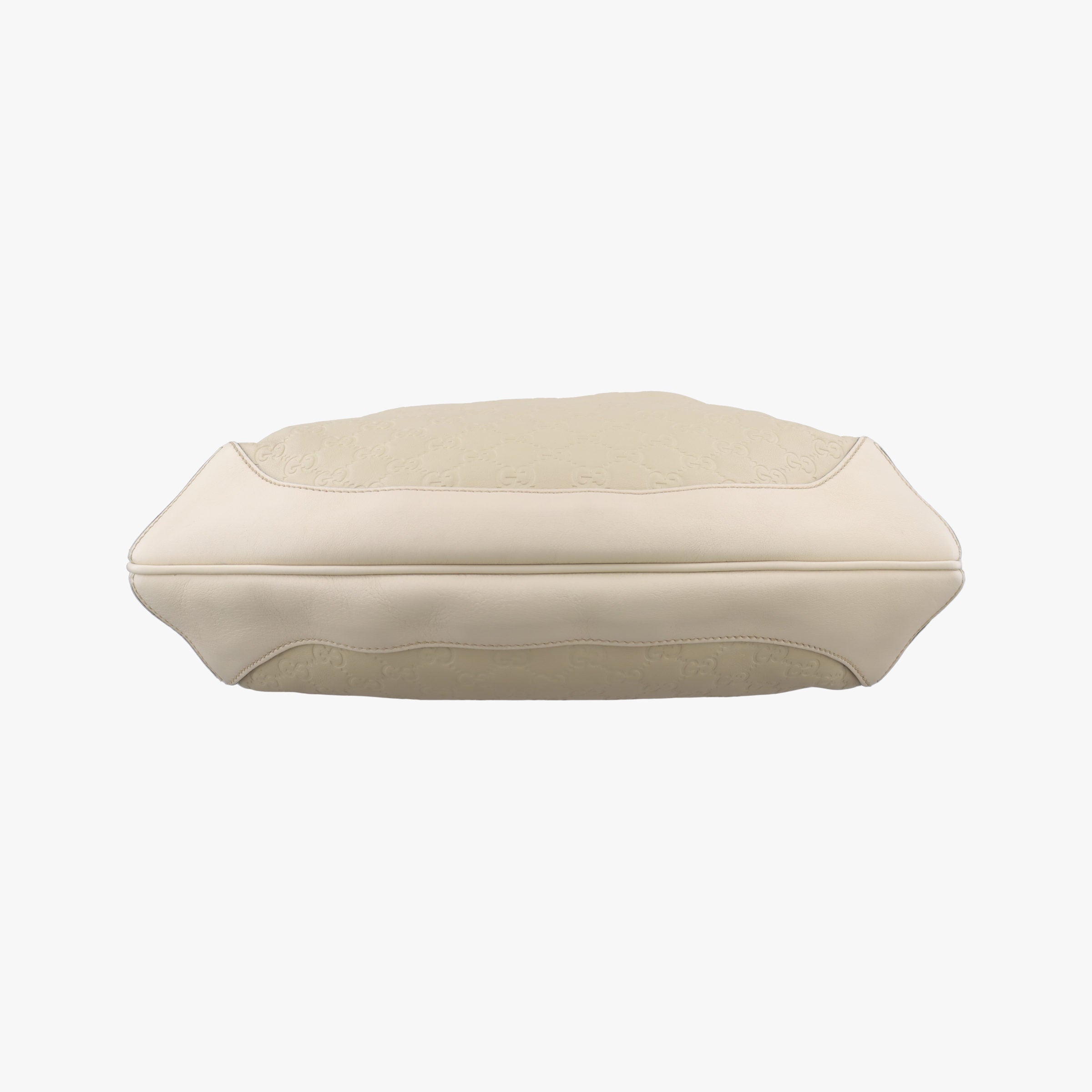 Pre-owned Gucci Bamboo White Leather 169961 shoulderbag | stylenewstar