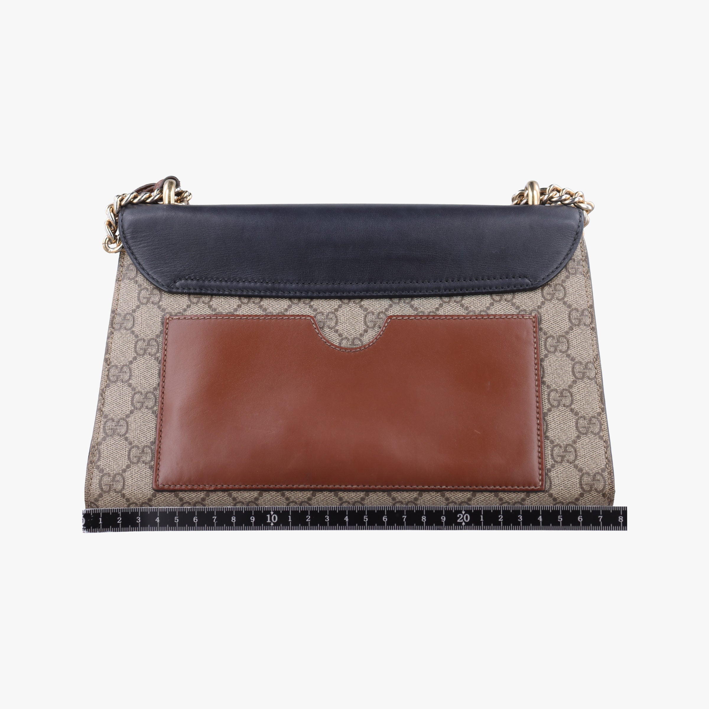 Secondhand Gucci Padlock Black× Multi PVC coated canvas×Leather 409486 shoulderbag | stylenewstar