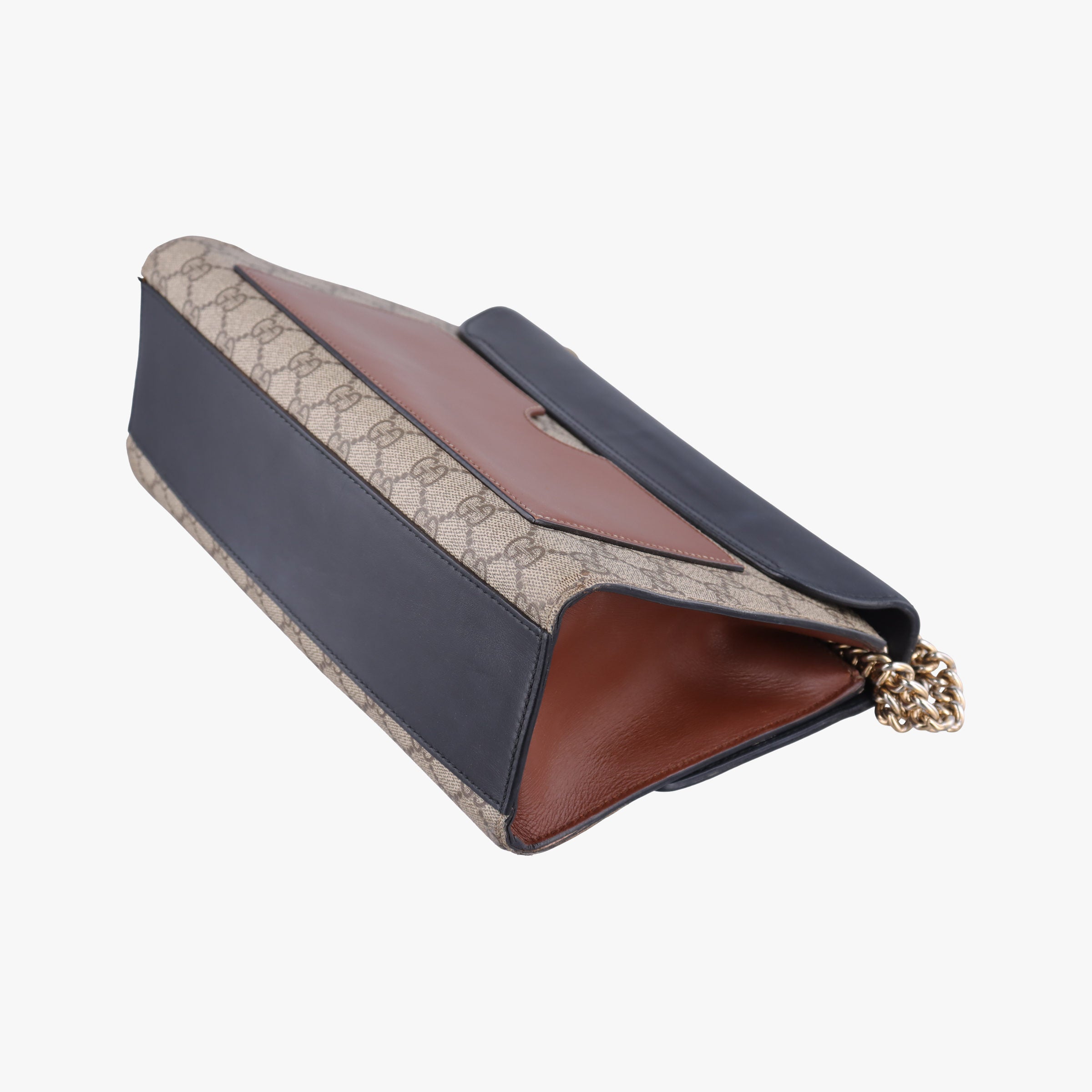 Secondhand Gucci Padlock Black× Multi PVC coated canvas×Leather 409486 shoulderbag | stylenewstar