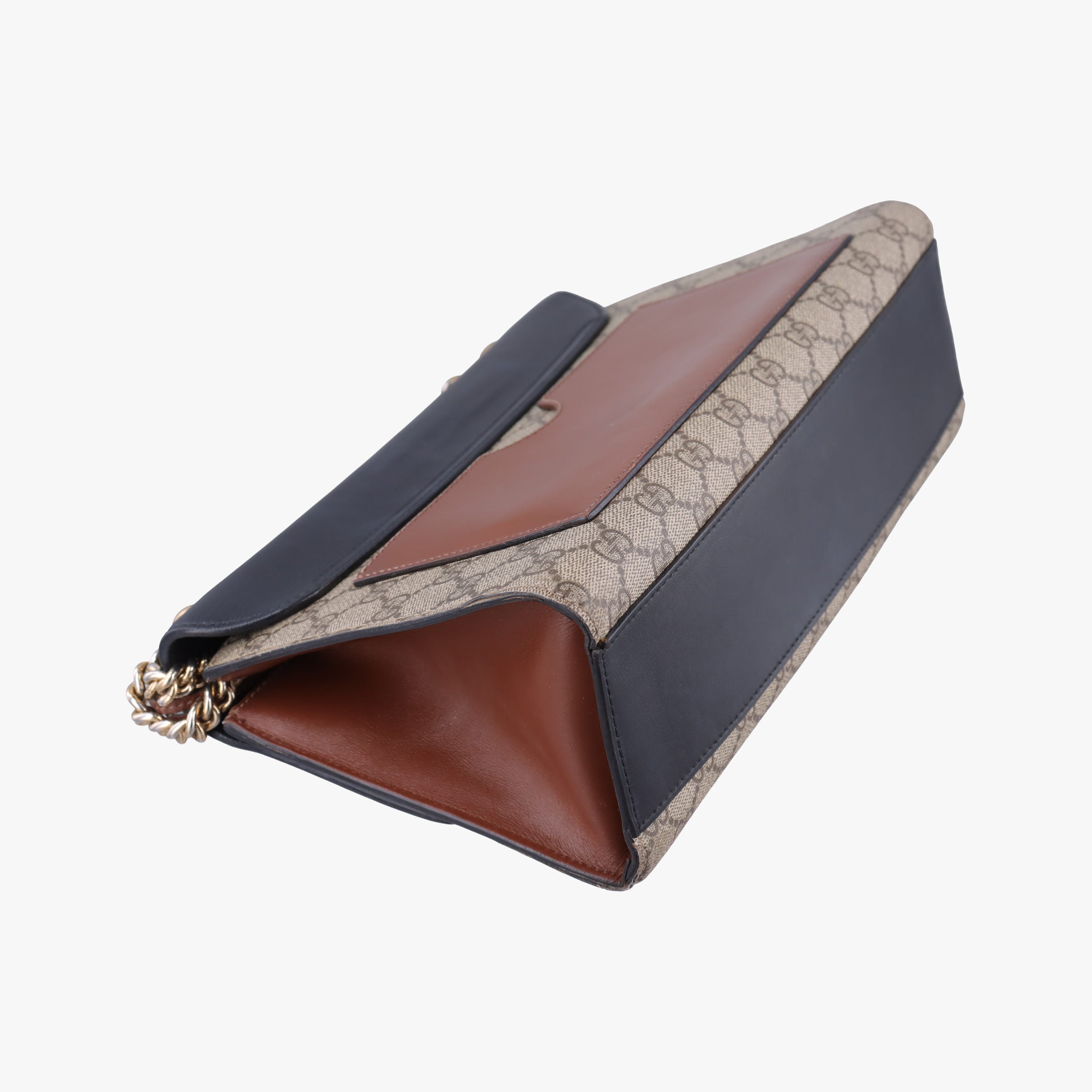 Secondhand Gucci Padlock Black× Multi PVC coated canvas×Leather 409486 shoulderbag | stylenewstar
