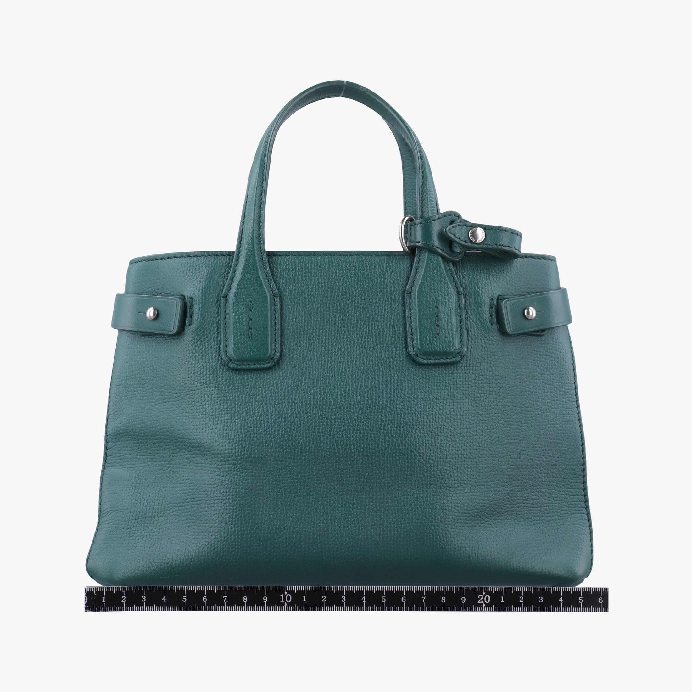 Vintage Burberry banner Green leather  shoulderbag | stylenewstar