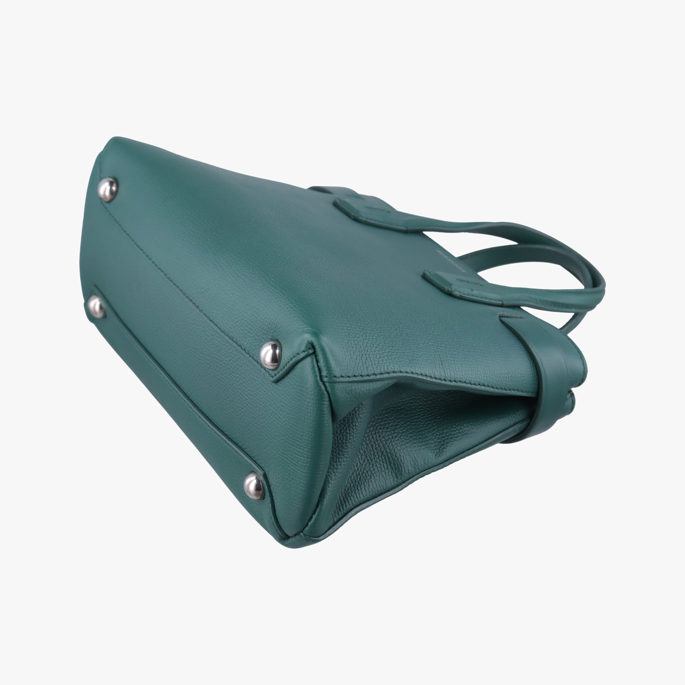 Vintage Burberry banner Green leather  shoulderbag | stylenewstar